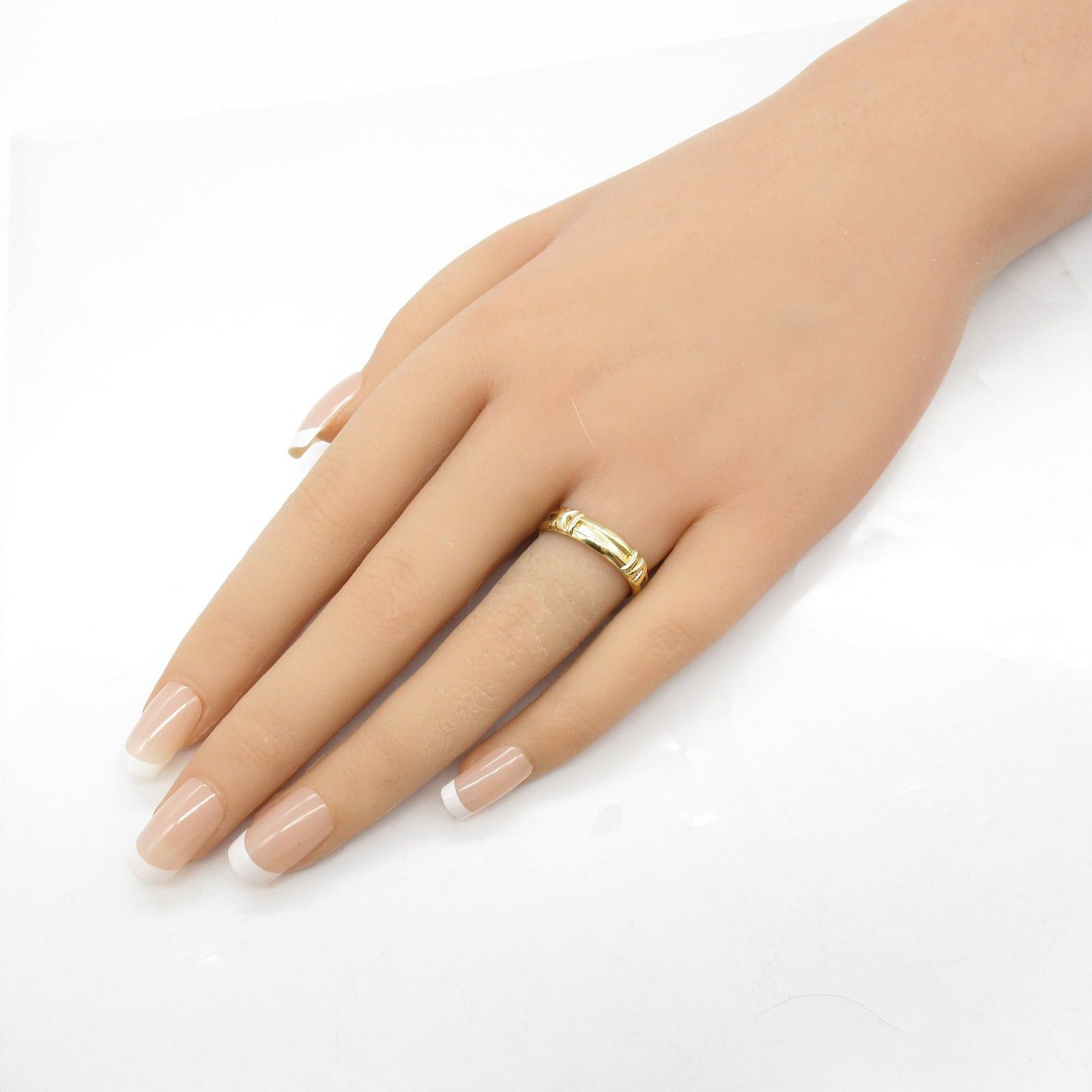 Tiffany & Co. Tiffany Co Atlas Ring K18 (Yellow Gold) Gold Size ONE SIZE - 8 Thumbnail