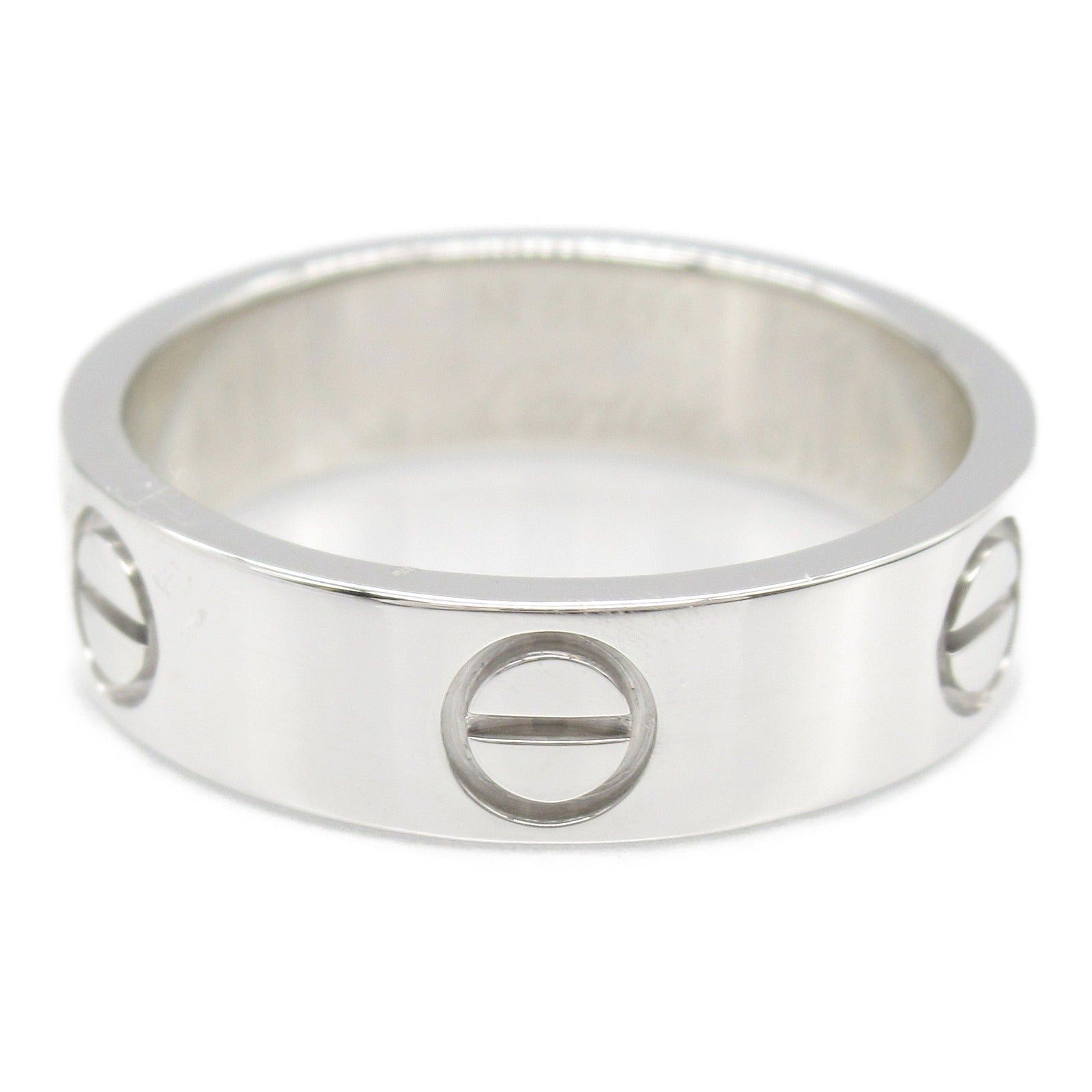 Cartier Cartier Love Ring K18Wg (White Gold) Silver Size ONE SIZE - 3 Thumbnail