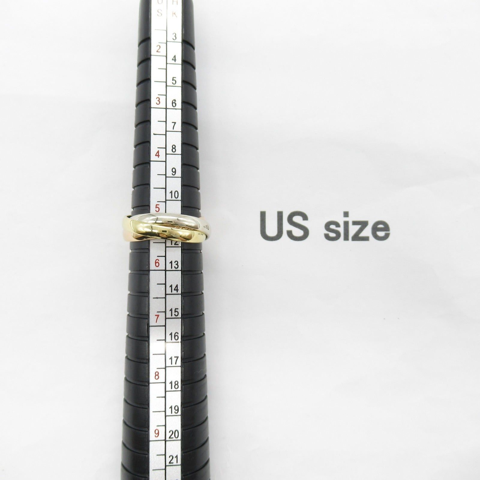 Cartier Cartier Trinity Ring K18 (Yellow Gold) K18Wg (White (Pink Gold Size ONE SIZE - 5 Thumbnail