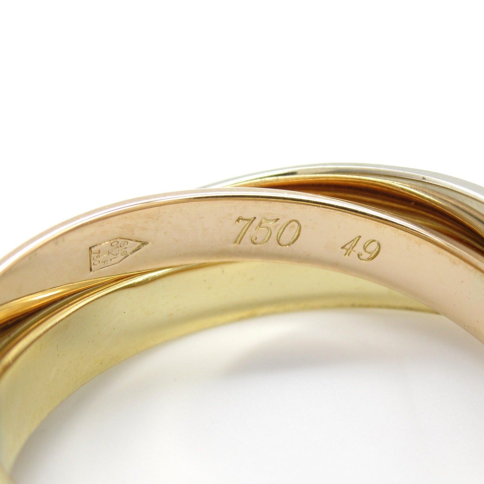 Cartier Cartier Trinity Ring K18 (Yellow Gold) K18Wg (White (Pink Gold Size ONE SIZE - 3 Thumbnail