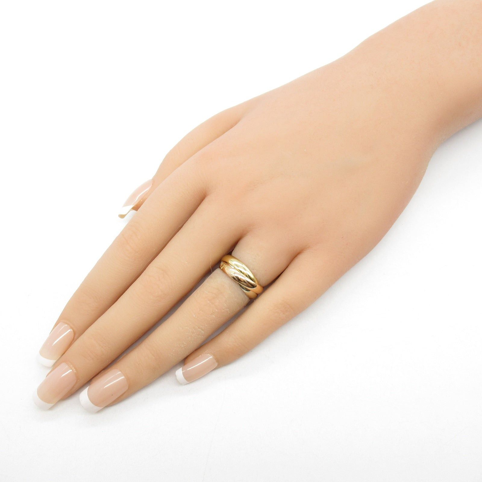 Cartier Cartier Trinity Ring K18 (Yellow Gold) K18Wg (White (Pink Gold Size ONE SIZE - 6 Thumbnail