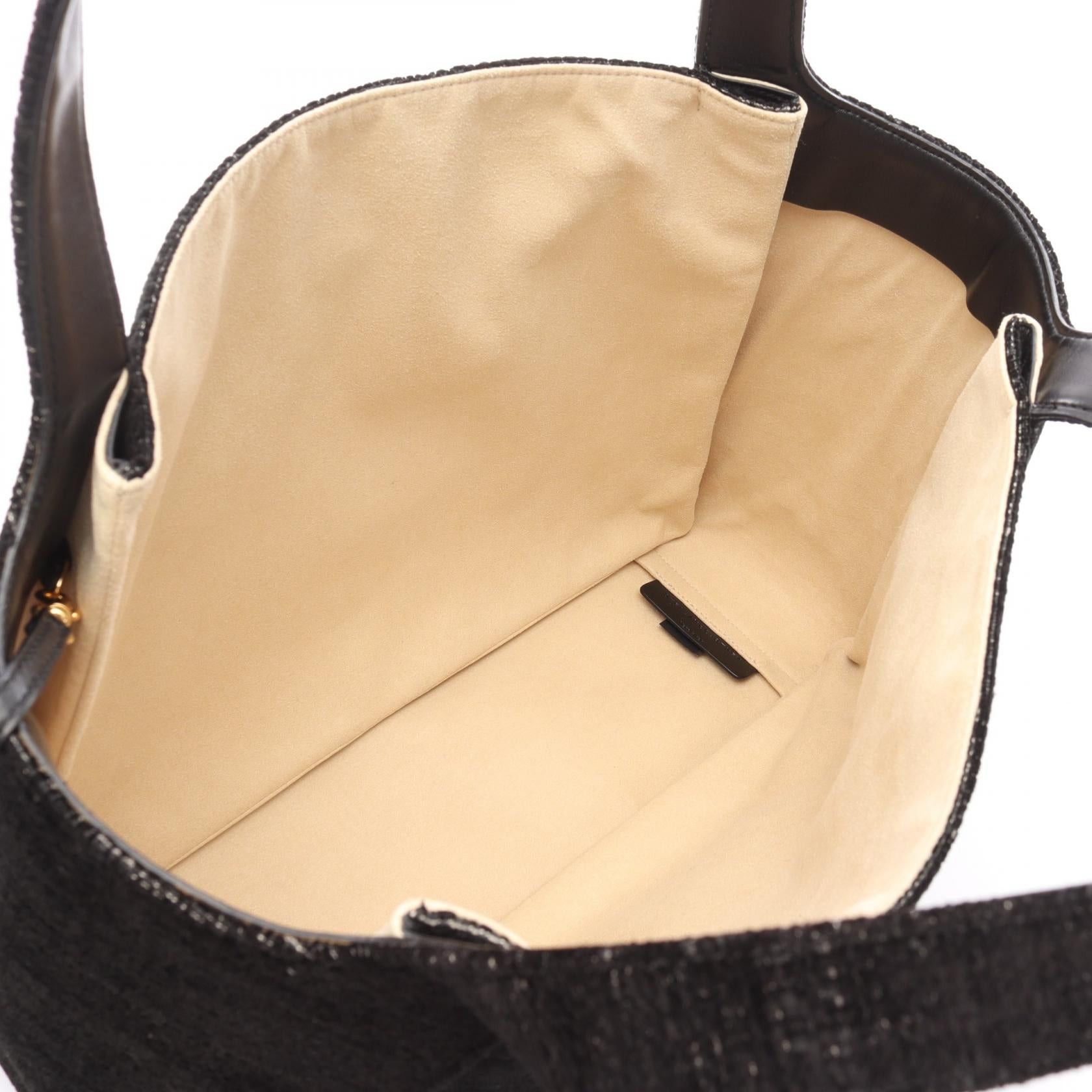 Stella McCartney Stella Mccartney Stella Logo Handbag Tote Bag Fabric Fake Leather Black Size ONE SIZE - 3 Thumbnail
