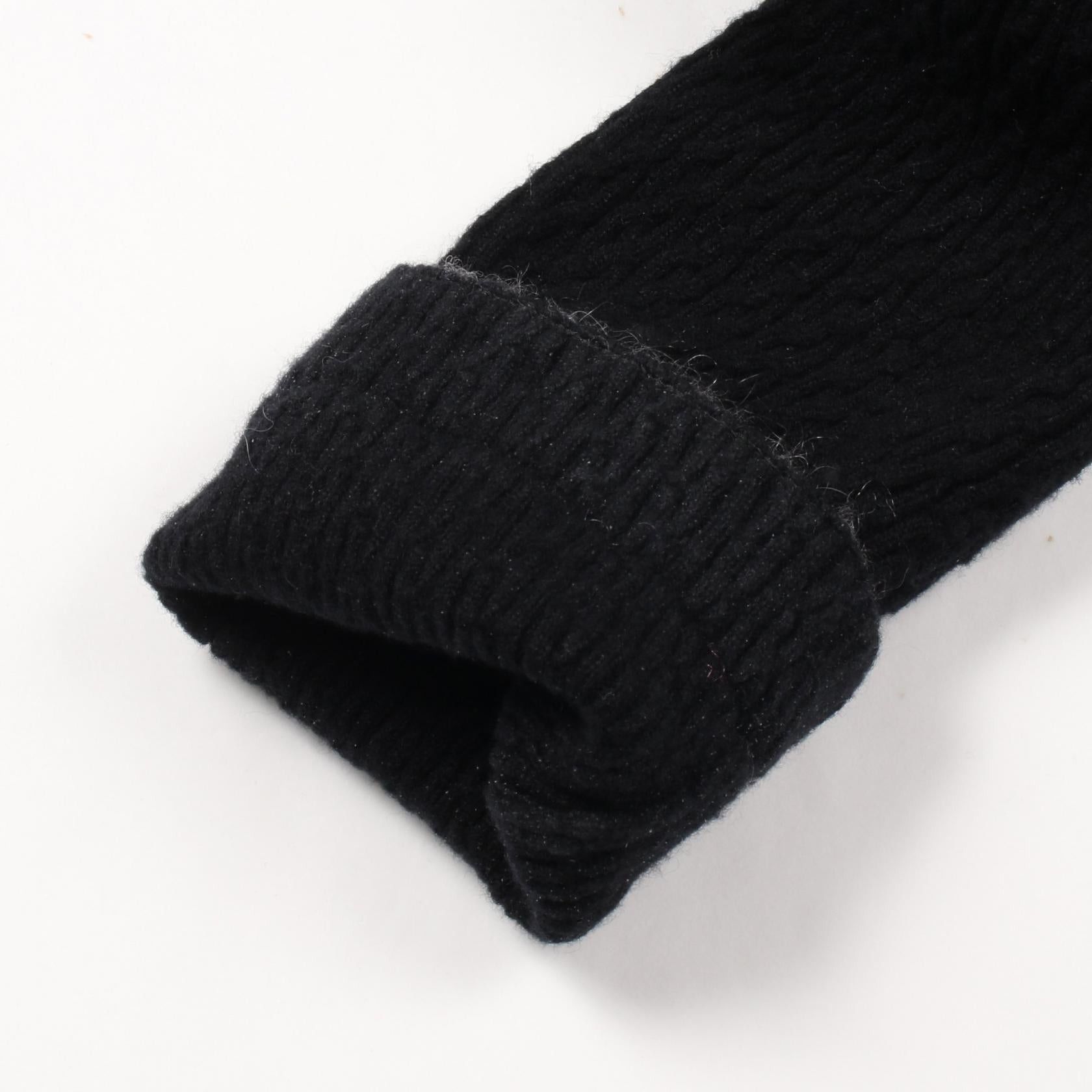 Chanel Chanel Camellia Button Knit Dress Silk Cashmere Black Pink Gray Size ONE SIZE - 7 Thumbnail