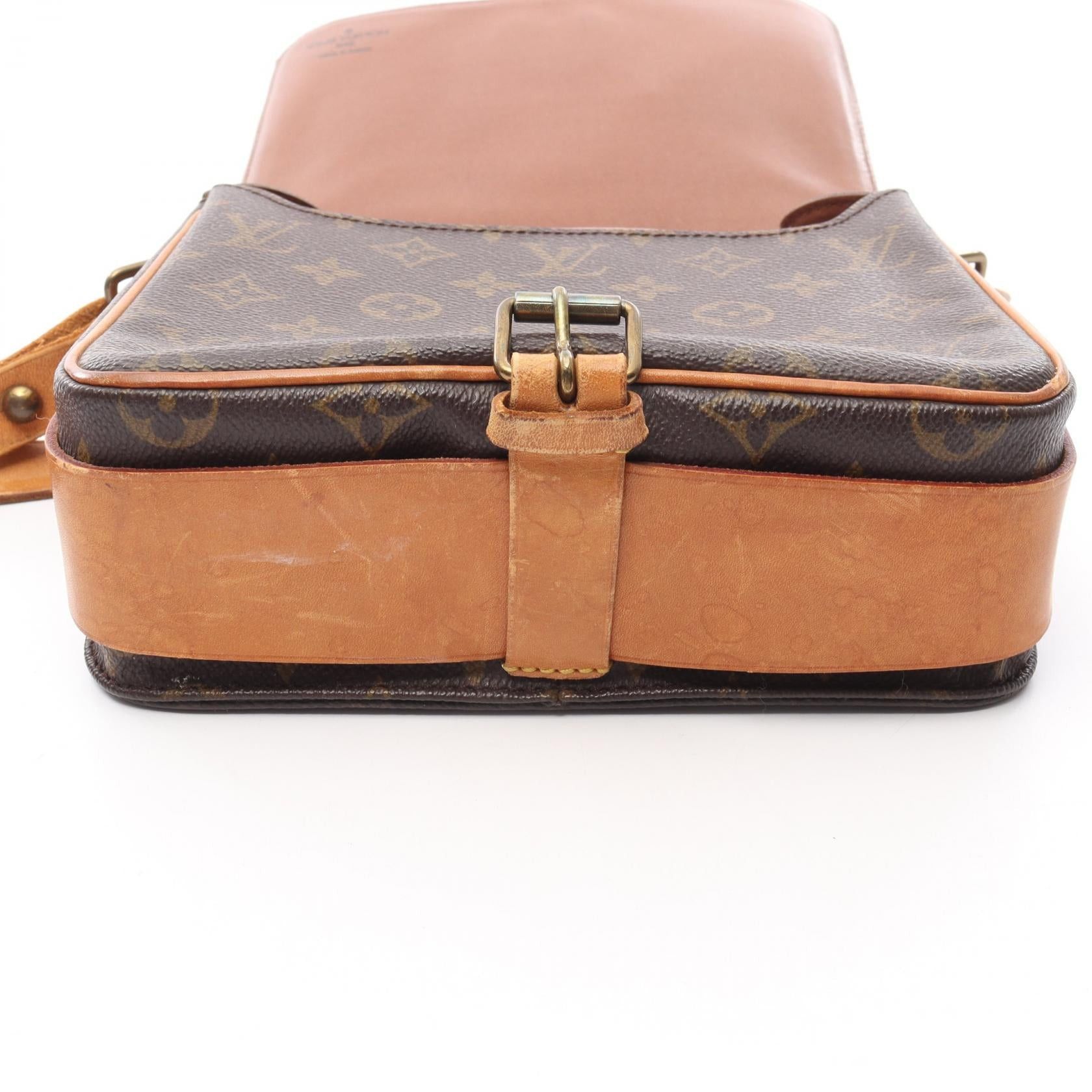 Louis Vuitton Louis Vuitton Cartesier Mm Monogram Shoulder Bag Leather Brown Size ONE SIZE - 11 Thumbnail
