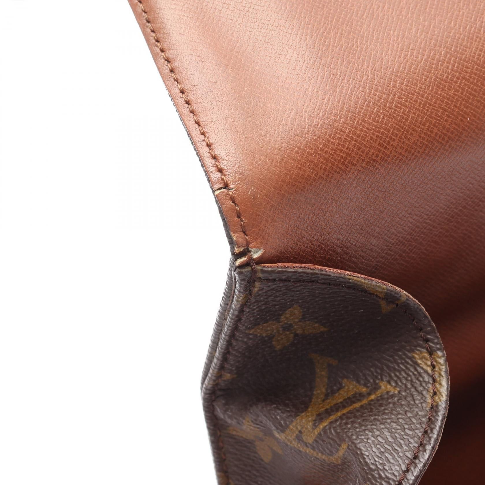 Louis Vuitton Louis Vuitton Cartesier Mm Monogram Shoulder Bag Leather Brown Size ONE SIZE - 7 Thumbnail