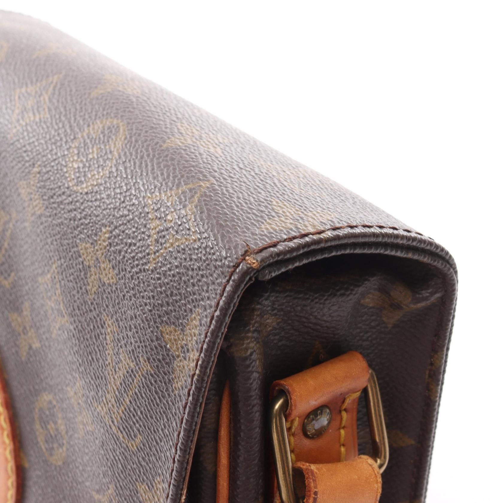 Louis Vuitton Louis Vuitton Cartesier Mm Monogram Shoulder Bag Leather Brown Size ONE SIZE - 12 Thumbnail