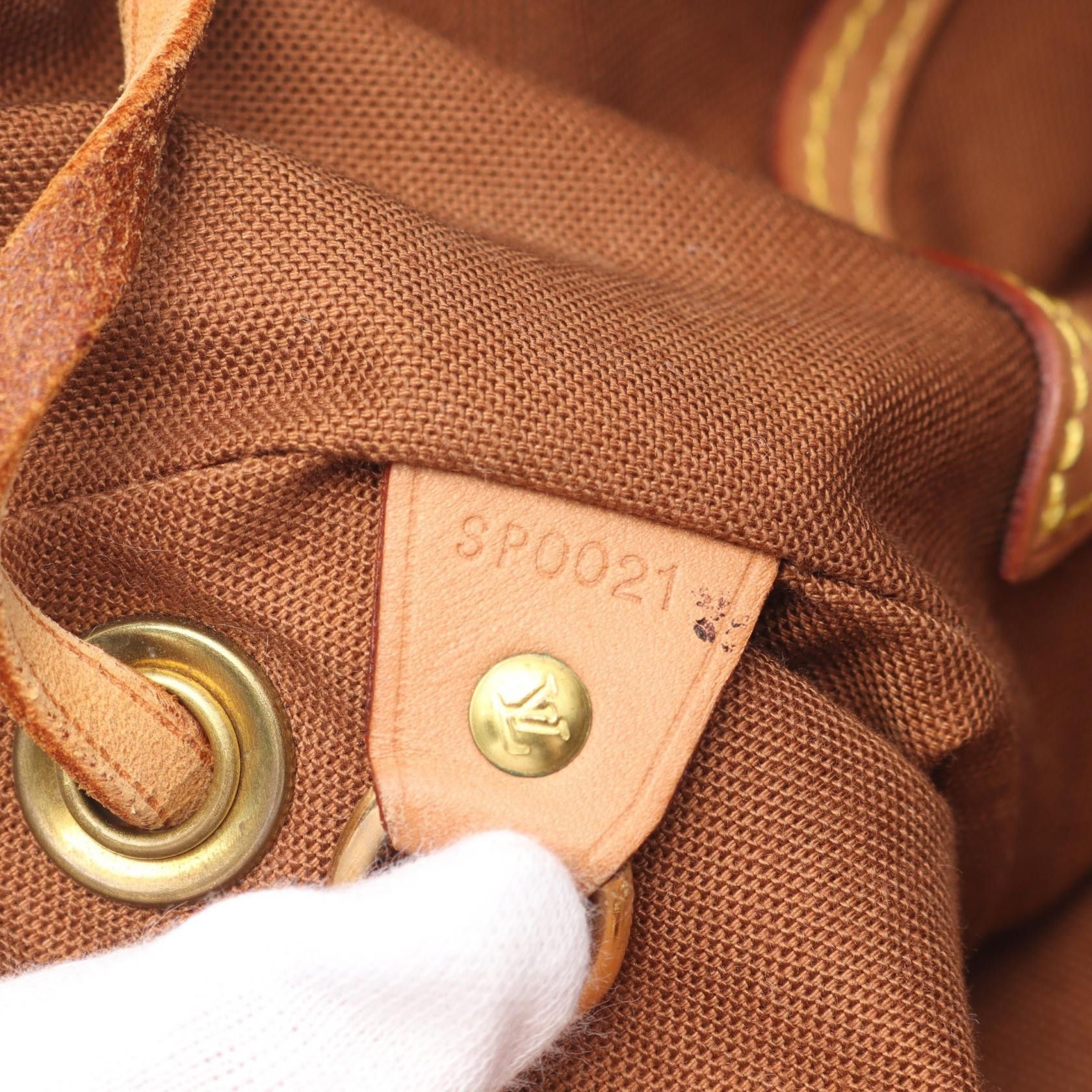 Louis Vuitton Louis Vuitton Montsouris Gm Monogram Backpack Rucksack Leather Brown Size ONE SIZE - 5 Thumbnail