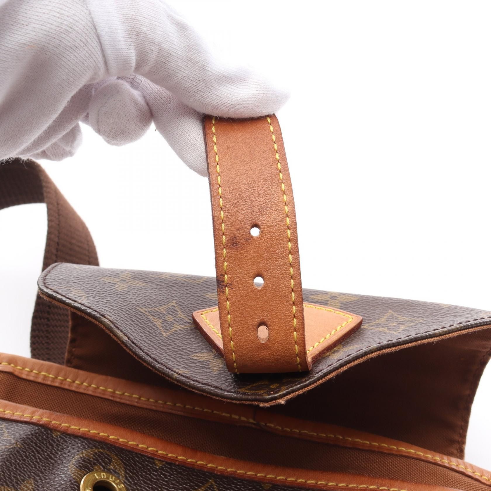 Louis Vuitton Louis Vuitton Montsouris Gm Monogram Backpack Rucksack Leather Brown Size ONE SIZE - 11 Thumbnail