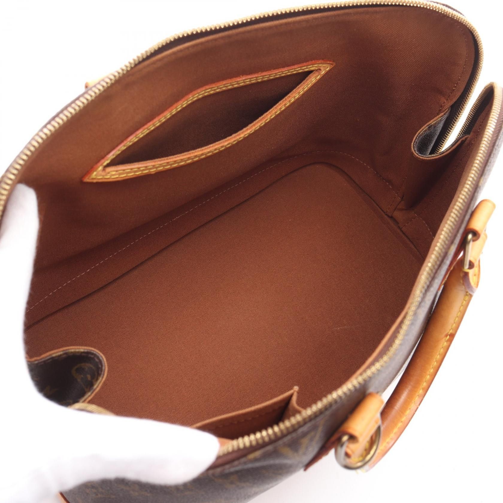 Louis Vuitton Louis Vuitton Alma Pm Monogram Handbag Leather Brown Size ONE SIZE - 3 Thumbnail