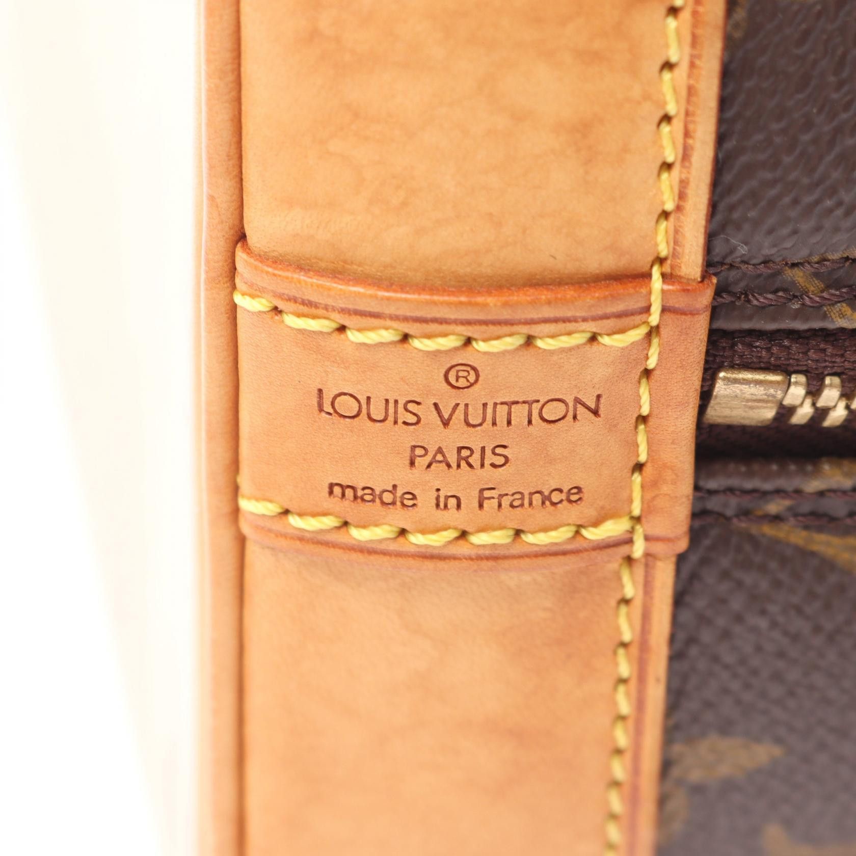 Louis Vuitton Louis Vuitton Alma Pm Monogram Handbag Leather Brown Size ONE SIZE - 4 Thumbnail