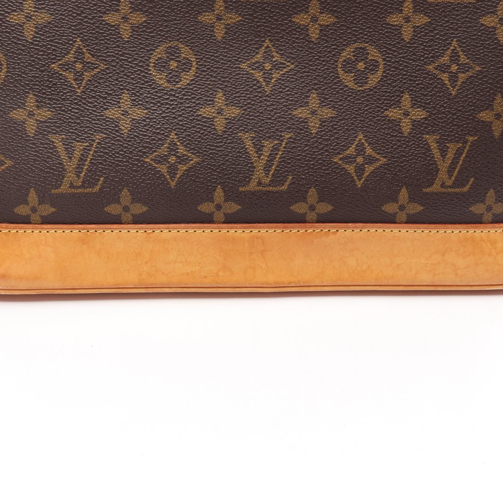 Louis Vuitton Louis Vuitton Alma Pm Monogram Handbag Leather Brown Size ONE SIZE - 9 Thumbnail