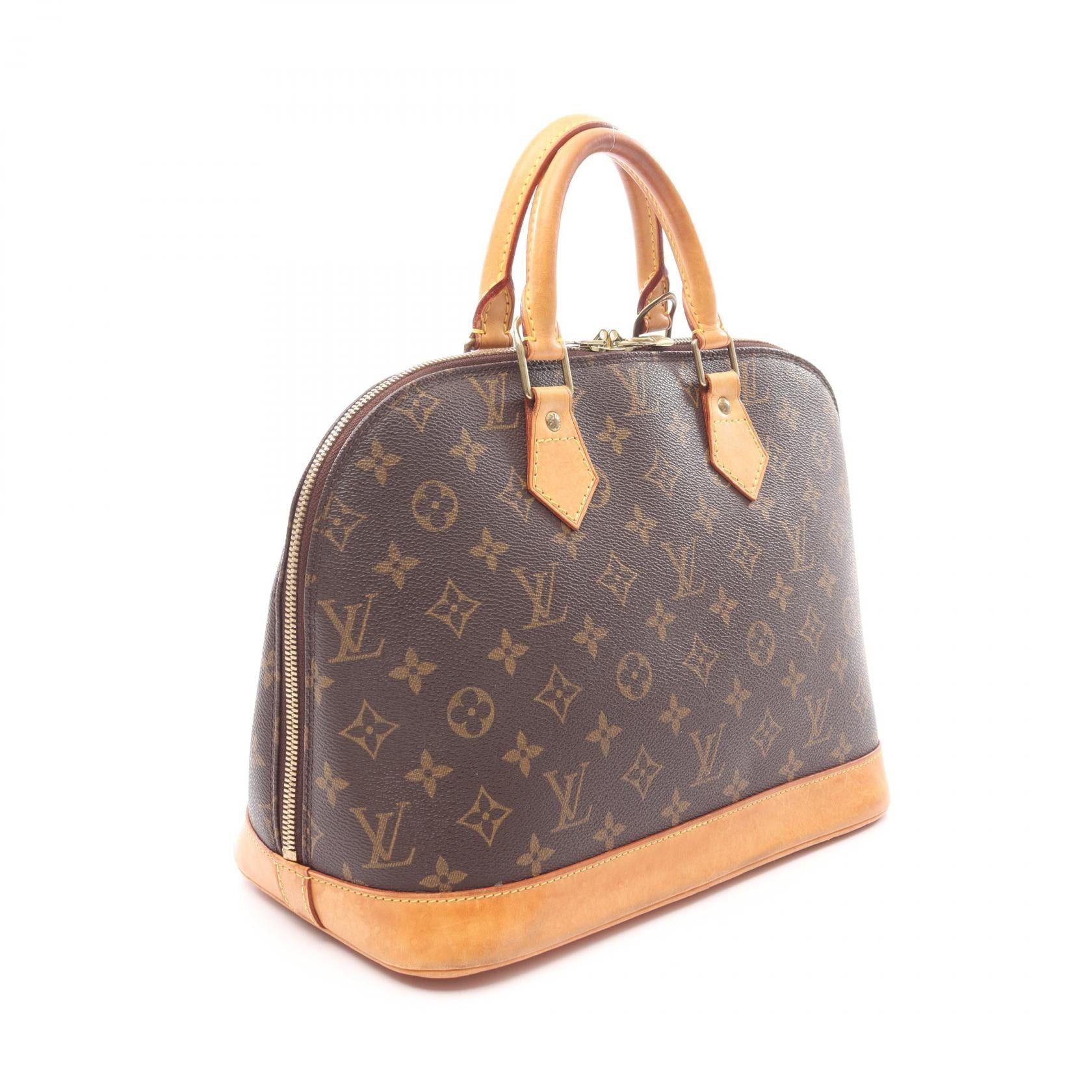 Louis Vuitton Louis Vuitton Alma Pm Monogram Handbag Leather Brown Size ONE SIZE - 2 Thumbnail