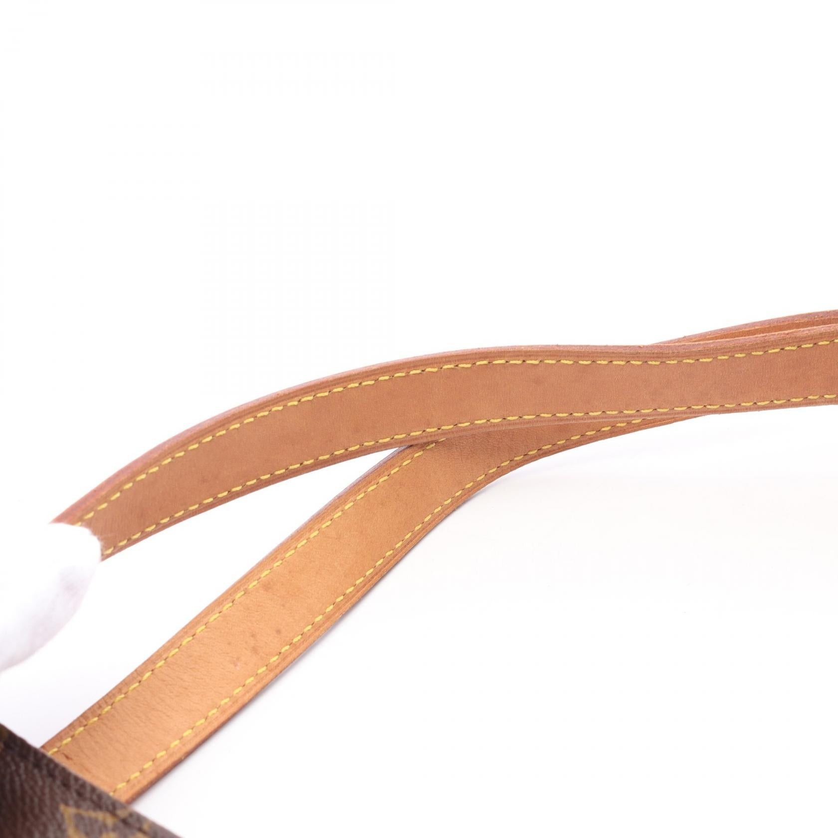 Louis Vuitton Louis Vuitton Cabas Piano Monogram Shoulder Bag Leather Brown Size ONE SIZE - 9 Thumbnail