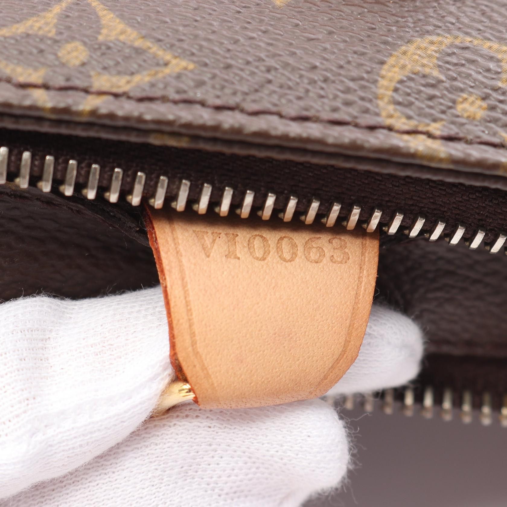 Louis Vuitton Louis Vuitton Cabas Piano Monogram Shoulder Bag Leather Brown Size ONE SIZE - 5 Thumbnail