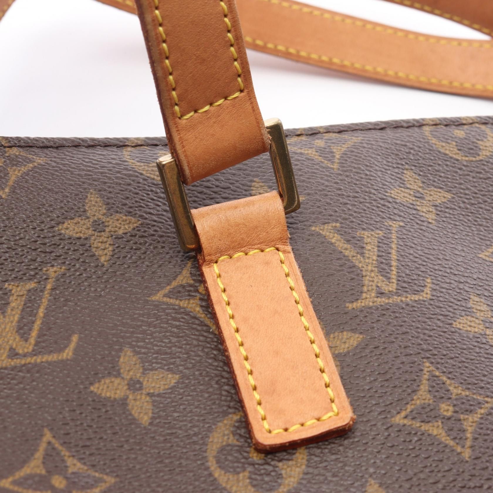 Louis Vuitton Louis Vuitton Cabas Piano Monogram Shoulder Bag Leather Brown Size ONE SIZE - 10 Thumbnail