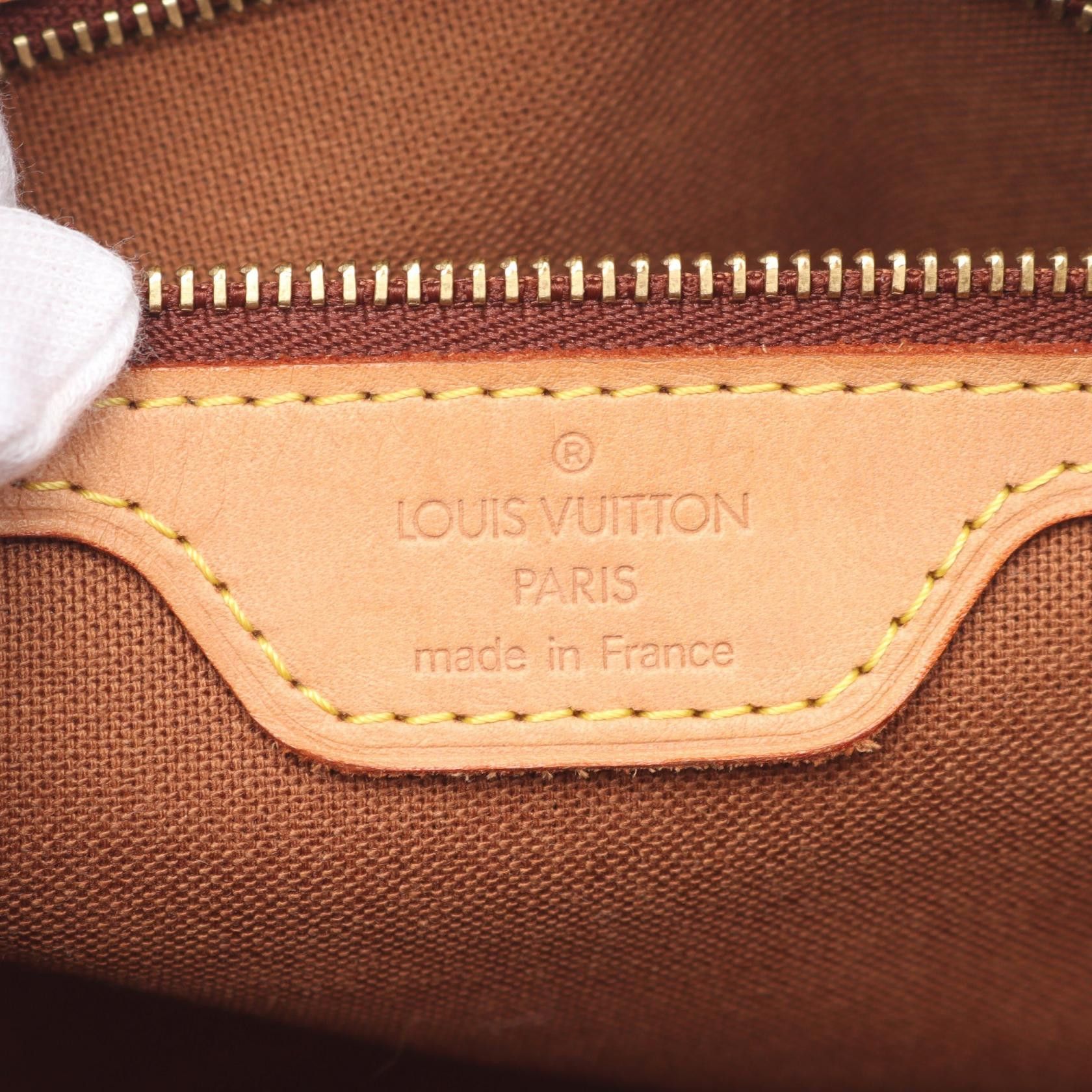 Louis Vuitton Louis Vuitton Cabas Piano Monogram Shoulder Bag Leather Brown Size ONE SIZE - 4 Thumbnail