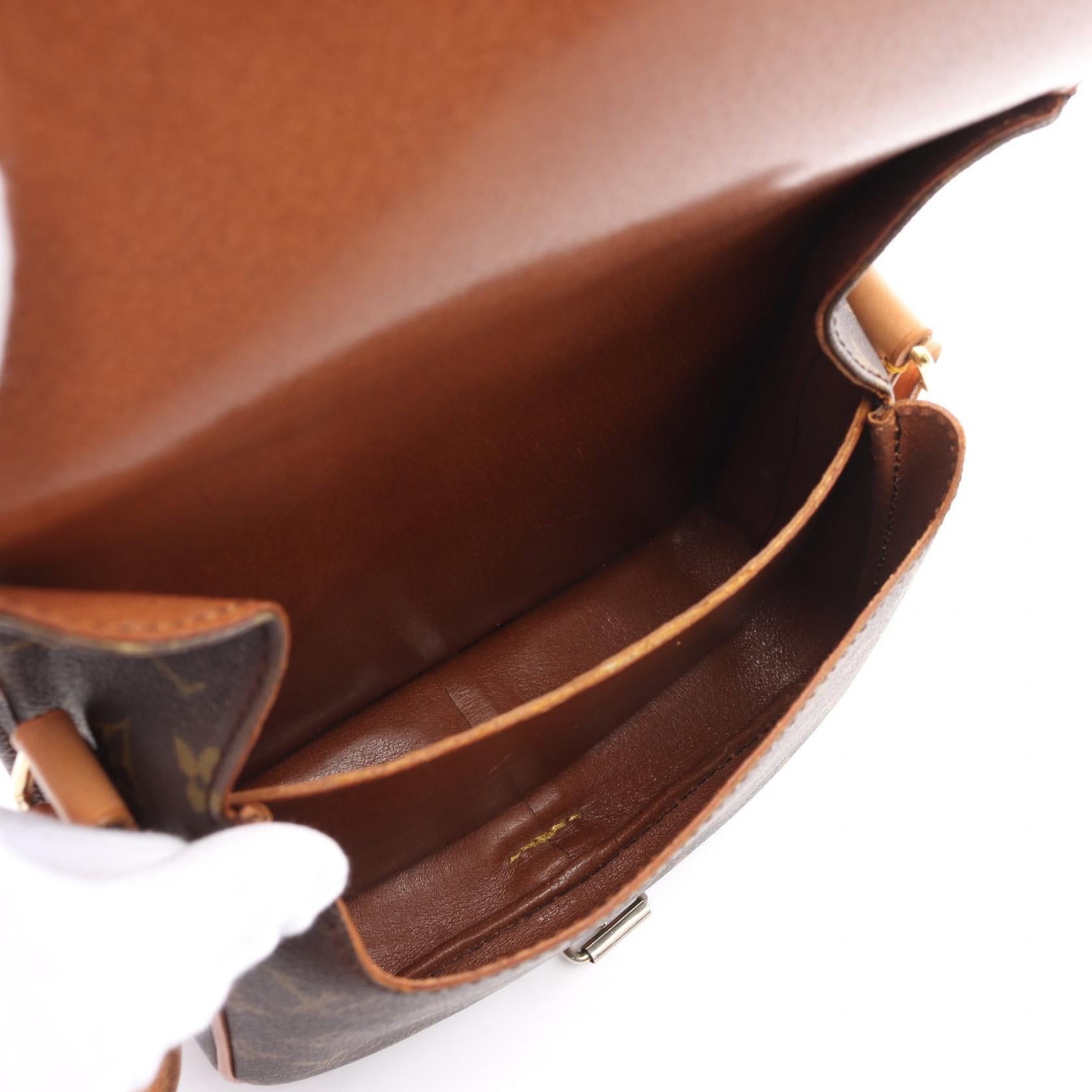 Louis Vuitton Louis Vuitton Cartesier Mm Monogram Shoulder Bag Leather Brown Size ONE SIZE - 3 Thumbnail