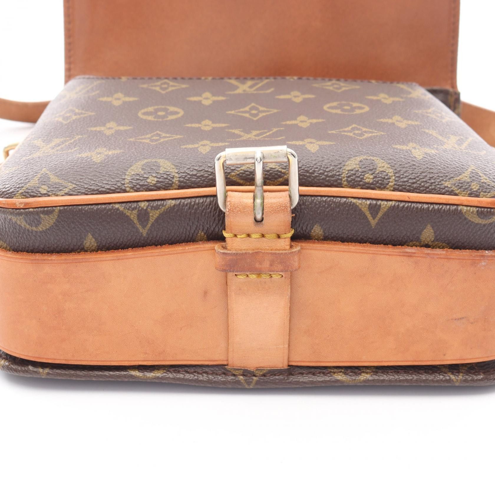 Louis Vuitton Louis Vuitton Cartesier Mm Monogram Shoulder Bag Leather Brown Size ONE SIZE - 9 Thumbnail