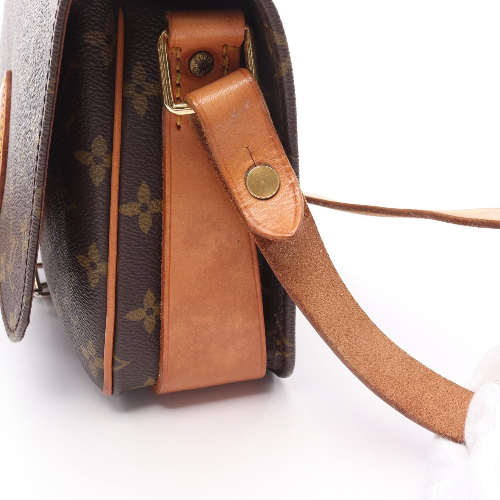 Louis Vuitton Louis Vuitton Cartesier Mm Monogram Shoulder Bag Leather Brown Size ONE SIZE - 11 Thumbnail