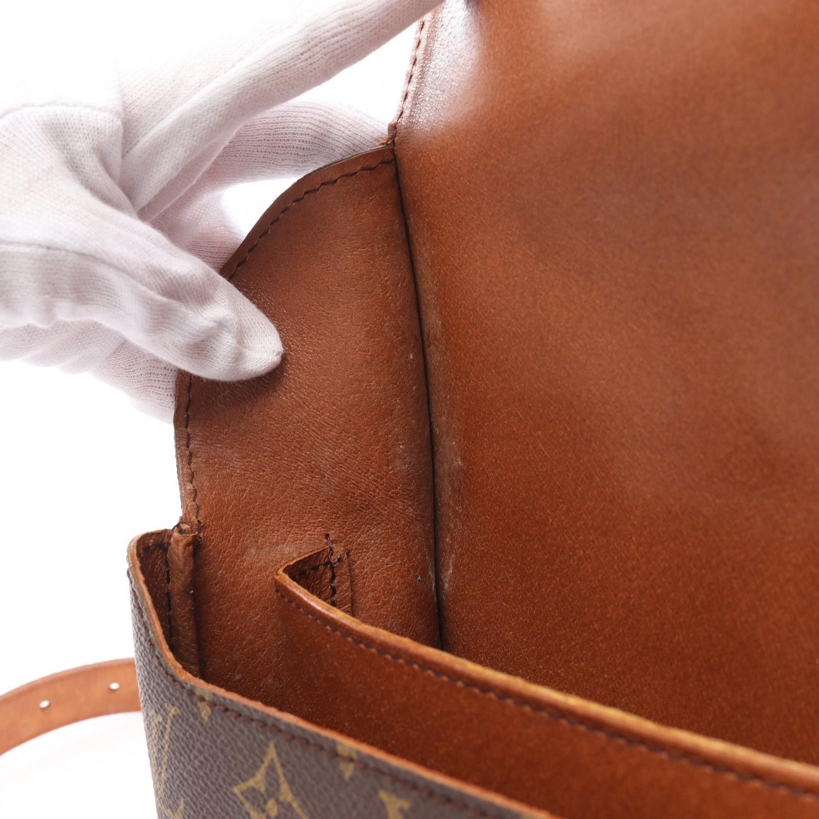 Louis Vuitton Louis Vuitton Cartesier Mm Monogram Shoulder Bag Leather Brown Size ONE SIZE - 7 Thumbnail