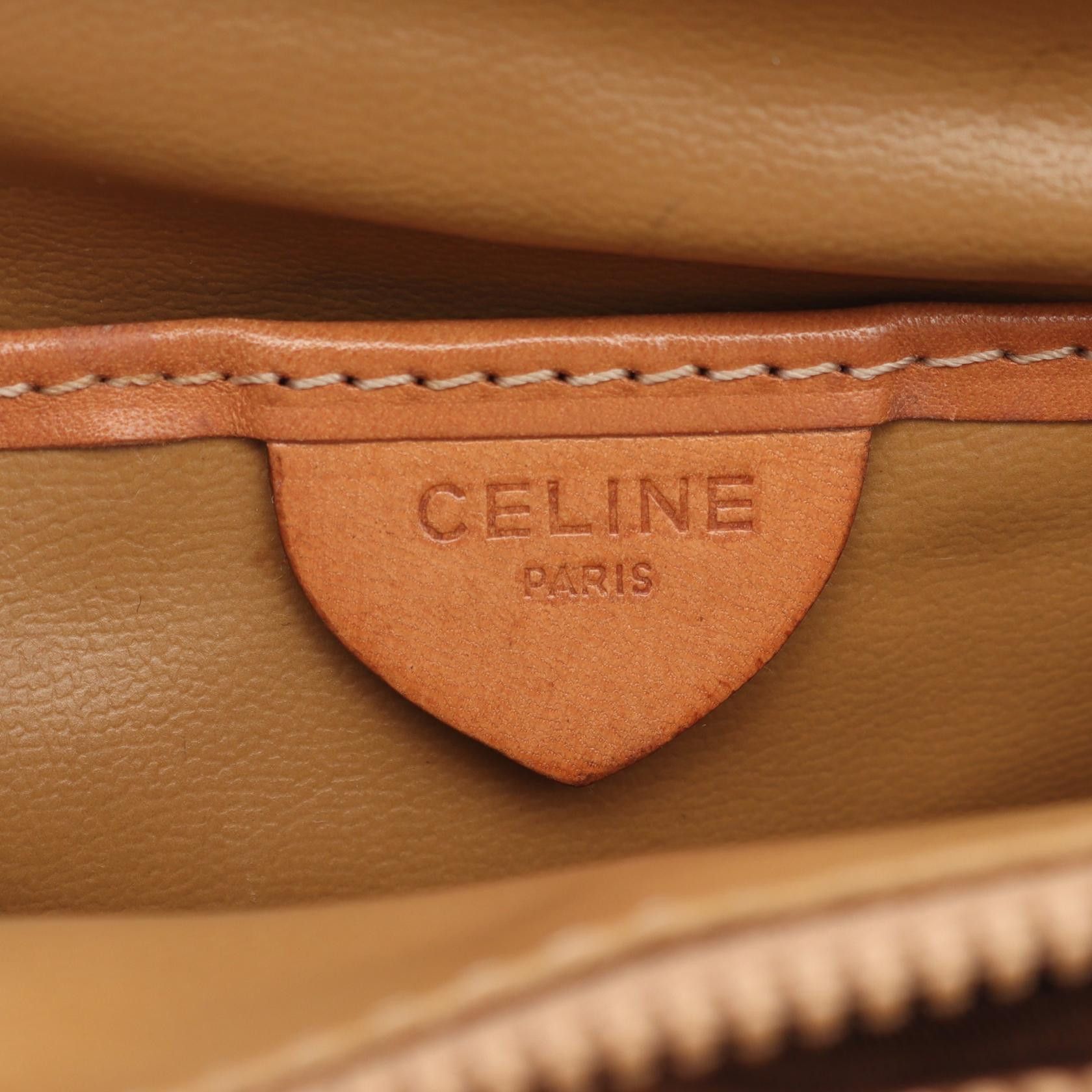 Celine Celine Macadam Shoulder Bag Leather Brown Size ONE SIZE - 4 Thumbnail