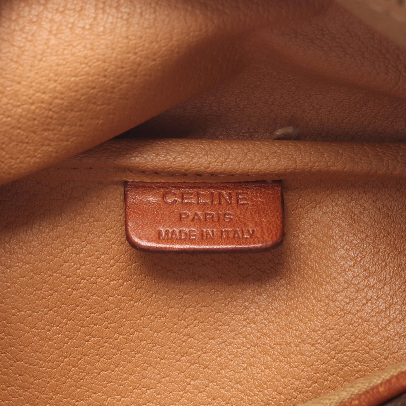 Celine Celine Macadam Handbag Leather Brown Size ONE SIZE - 4 Thumbnail