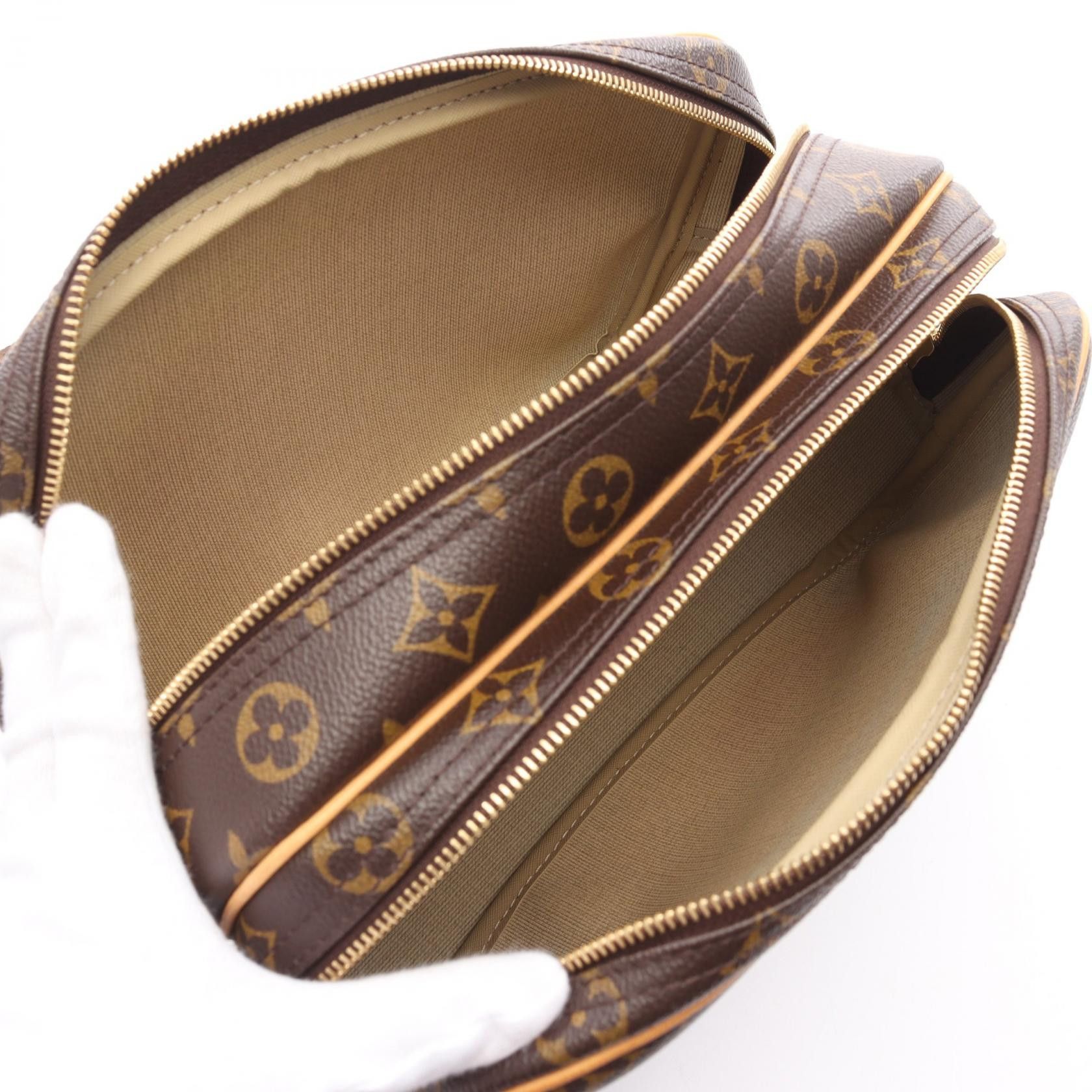 Louis Vuitton Louis Vuitton Reporter Pm Monogram Shoulder Bag Leather Brown Size ONE SIZE - 3 Thumbnail