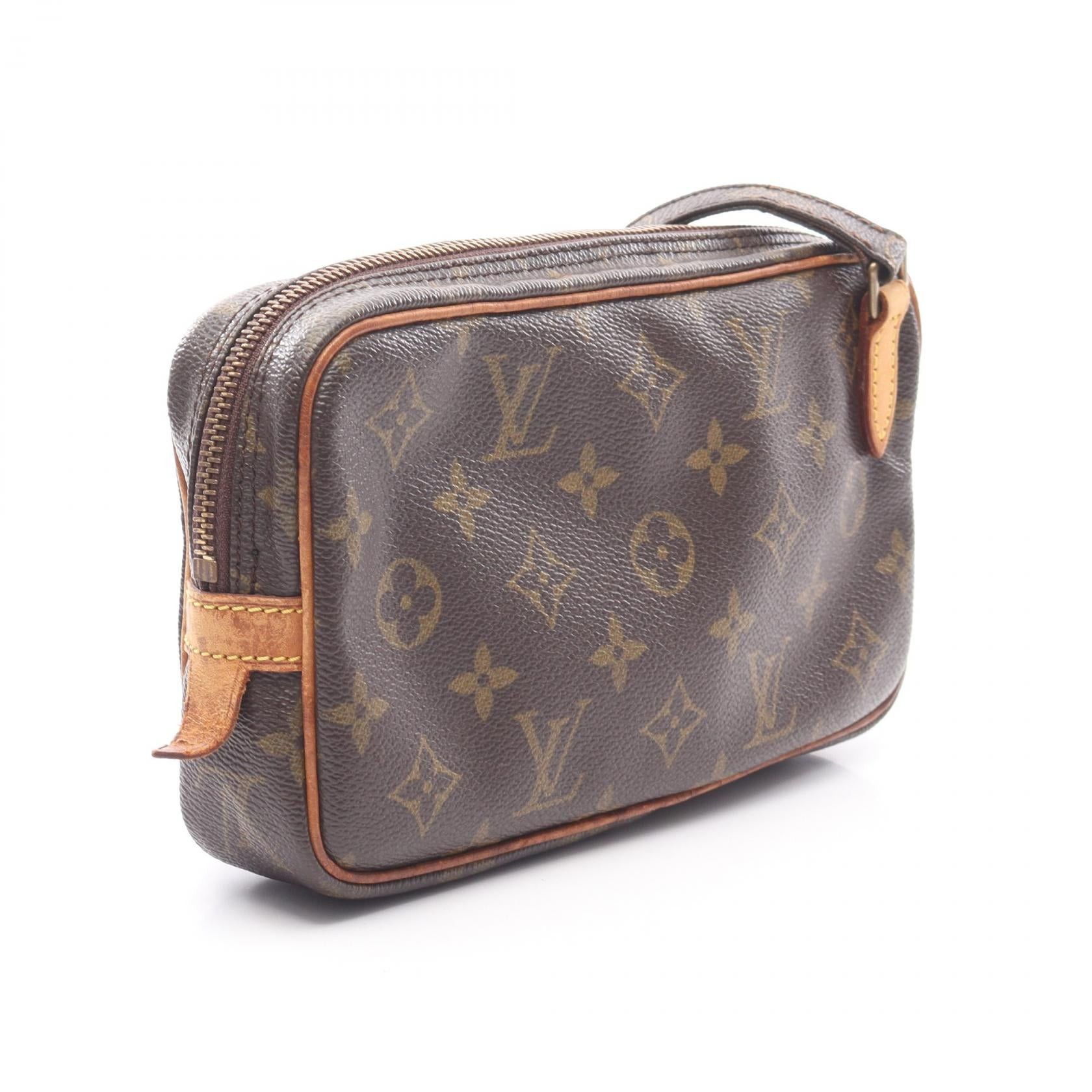 Louis Vuitton Louis Vuitton Marly Monogram Shoulder Bag Leather Brown Size ONE SIZE - 2 Thumbnail