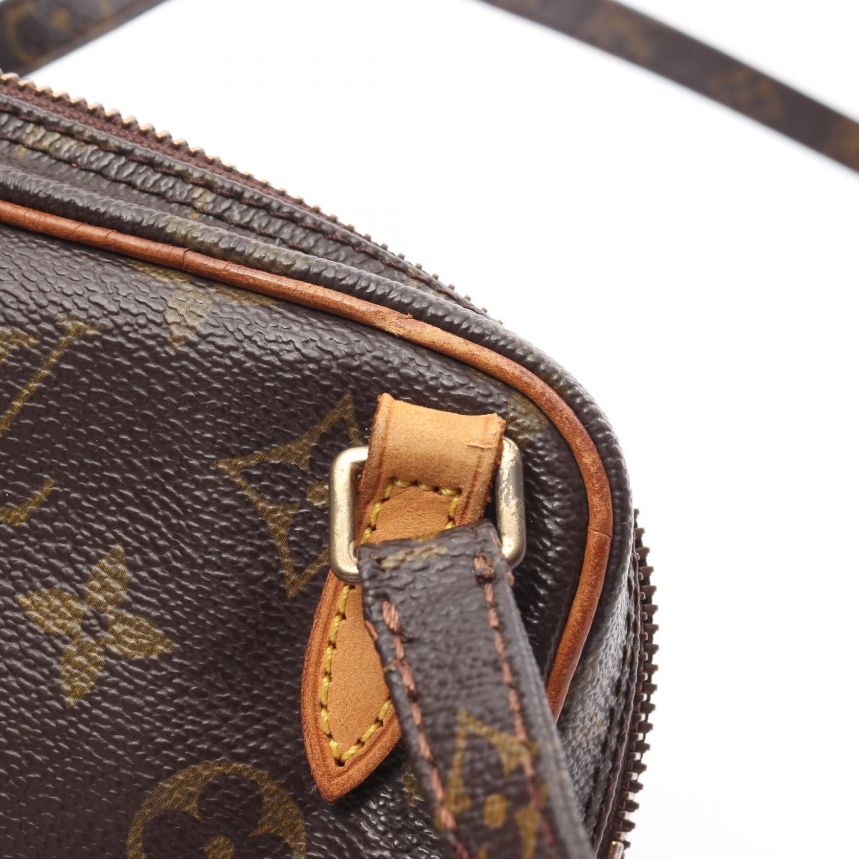 Louis Vuitton Louis Vuitton Marly Monogram Shoulder Bag Leather Brown Size ONE SIZE - 12 Thumbnail