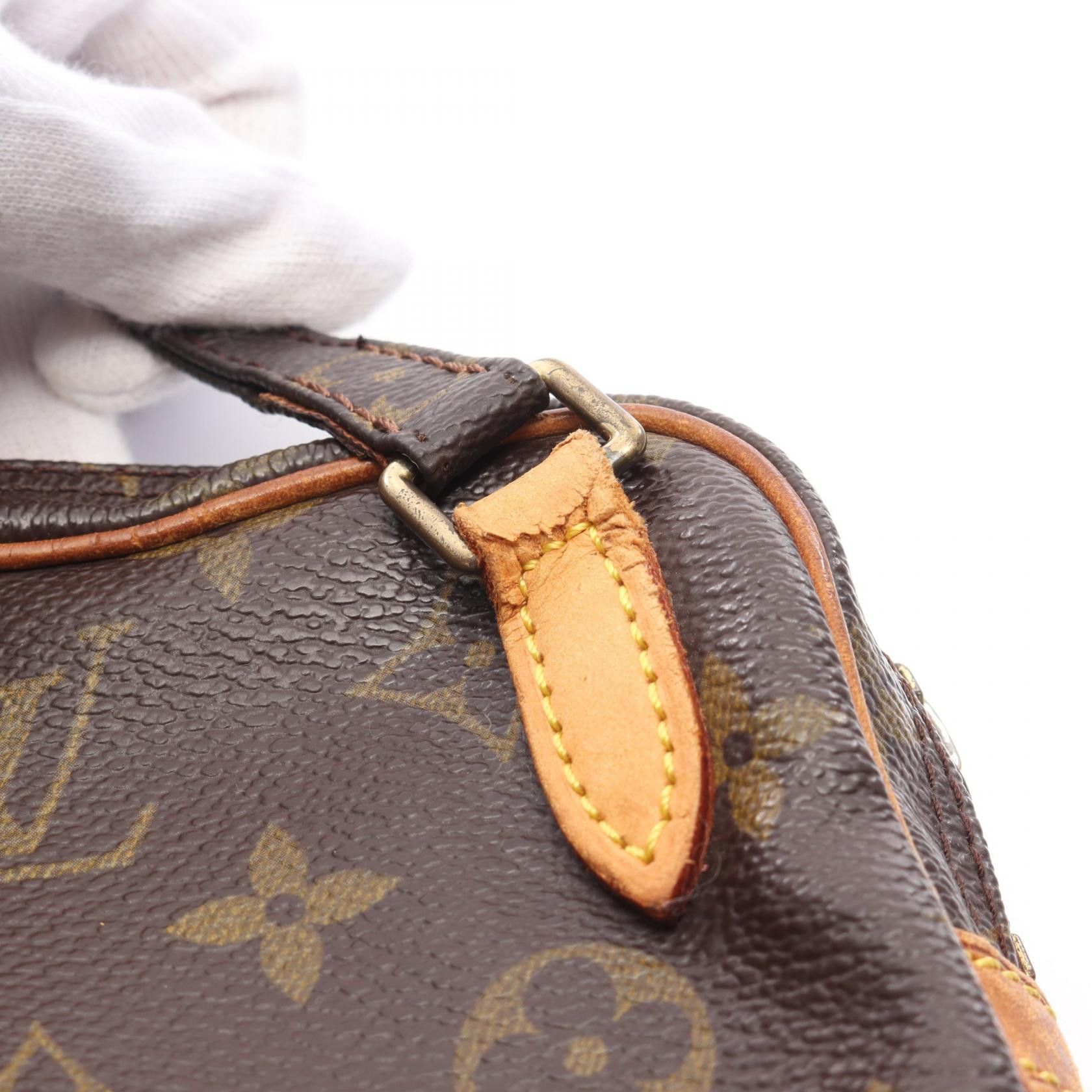 Louis Vuitton Louis Vuitton Marly Monogram Shoulder Bag Leather Brown Size ONE SIZE - 11 Thumbnail