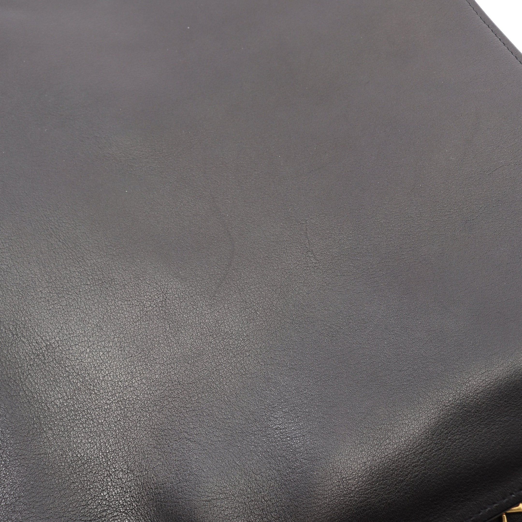 Yves Saint Laurent Yves Saint Laurent Hobo One Shoulder Bag Leather Black With Pouch Size ONE SIZE - 8 Thumbnail