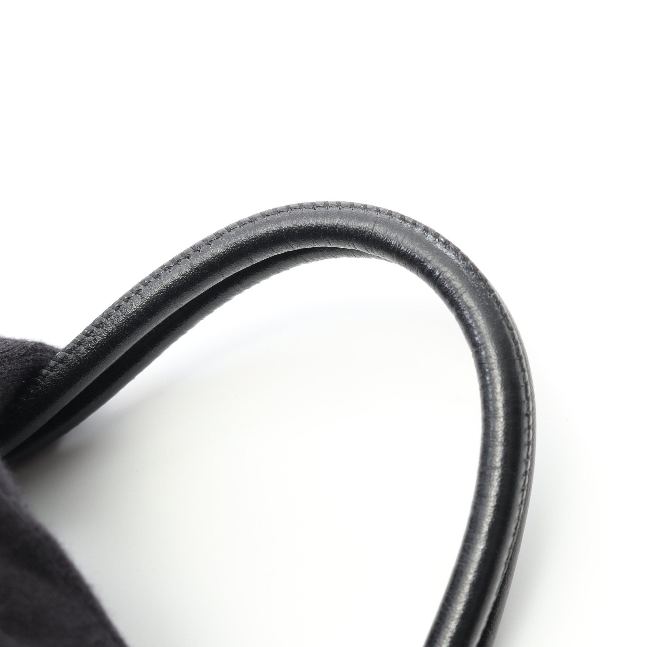 Chanel Chanel Cambon Line Accessory Pouch Handbag Leather Black Silver Hardware Size ONE SIZE - 8 Thumbnail