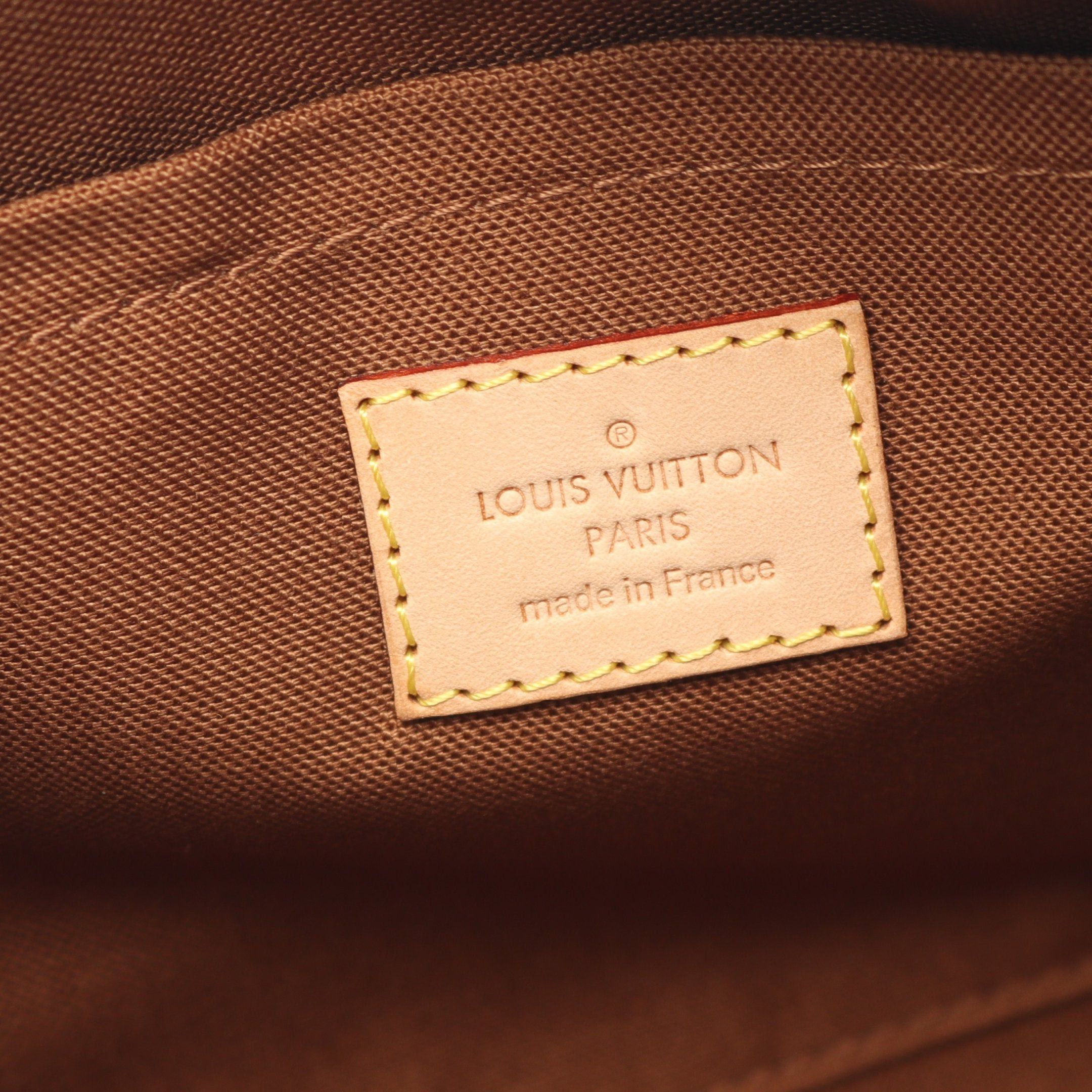 Louis Vuitton Louis Vuitton Thames Gm Monogram Shoulder Bag Leather Brown Size ONE SIZE - 4 Thumbnail