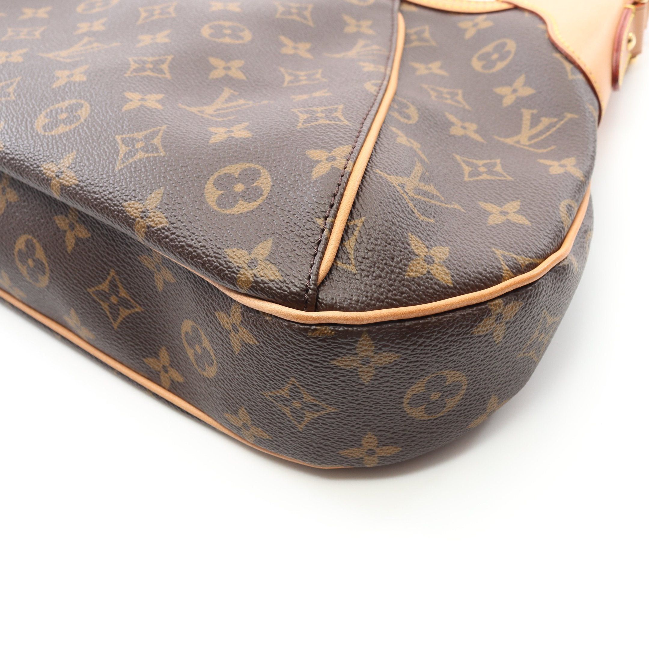 Louis Vuitton Louis Vuitton Thames Gm Monogram Shoulder Bag Leather Brown Size ONE SIZE - 9 Thumbnail