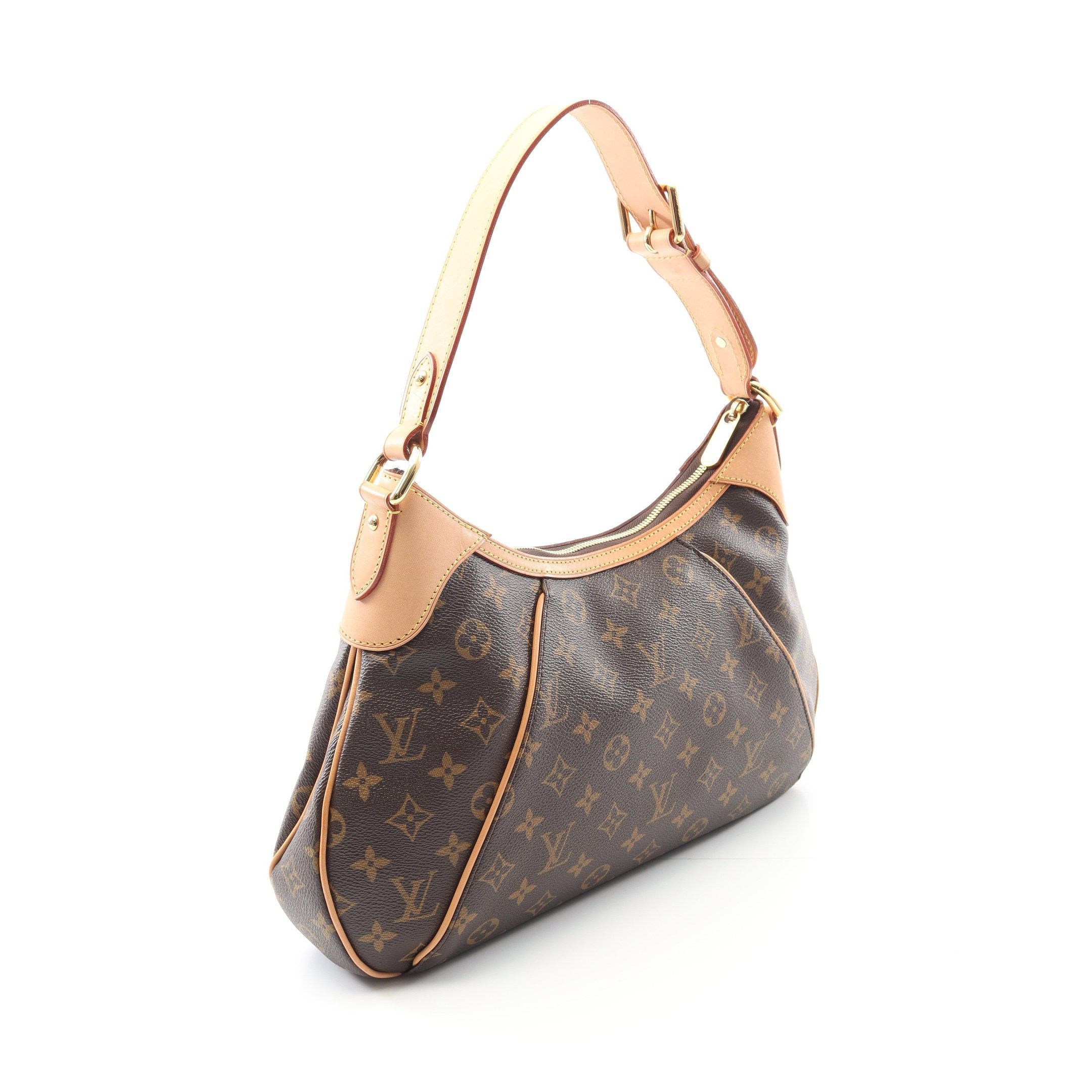Louis Vuitton Louis Vuitton Thames Gm Monogram Shoulder Bag Leather Brown Size ONE SIZE - 2 Thumbnail