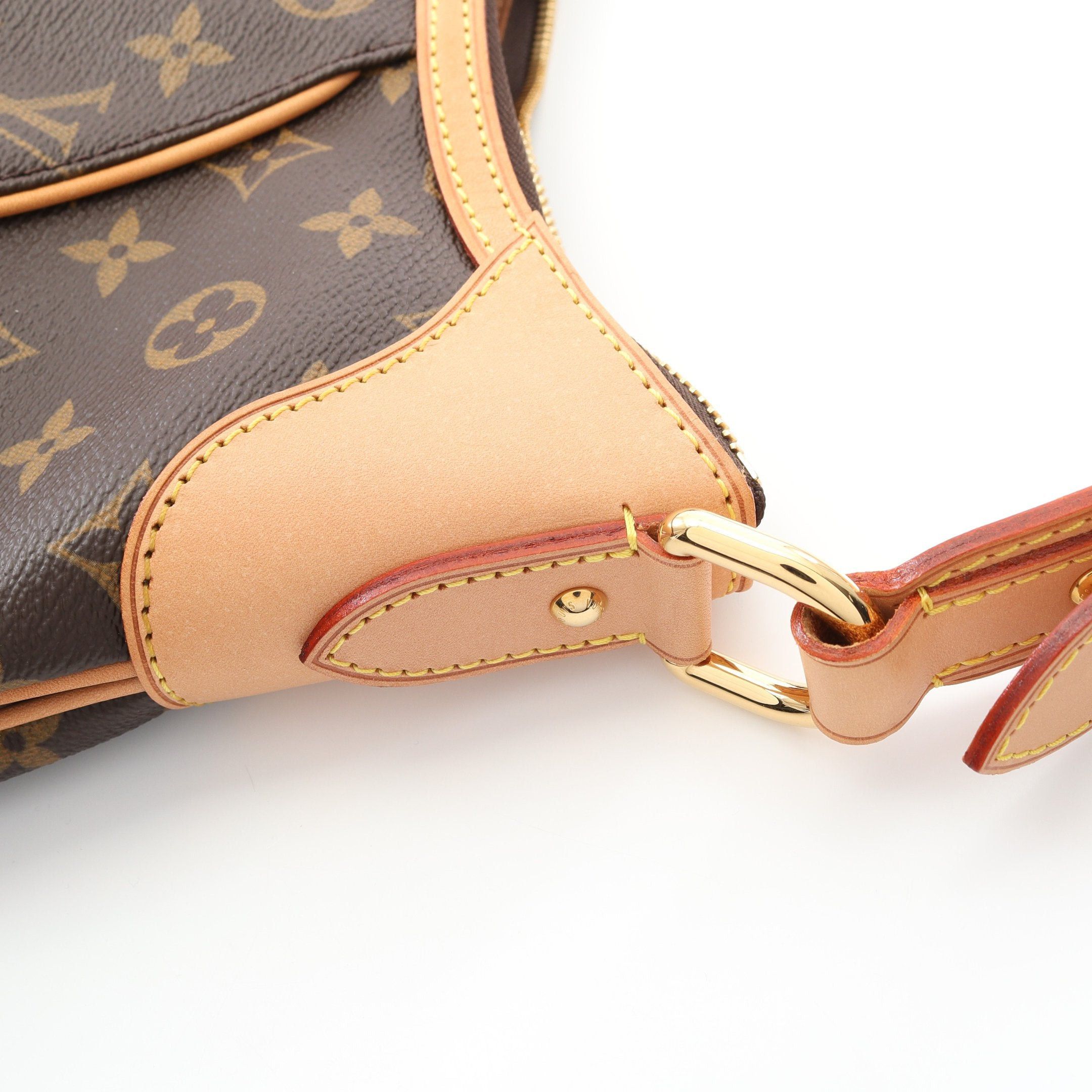 Louis Vuitton Louis Vuitton Thames Gm Monogram Shoulder Bag Leather Brown Size ONE SIZE - 7 Thumbnail