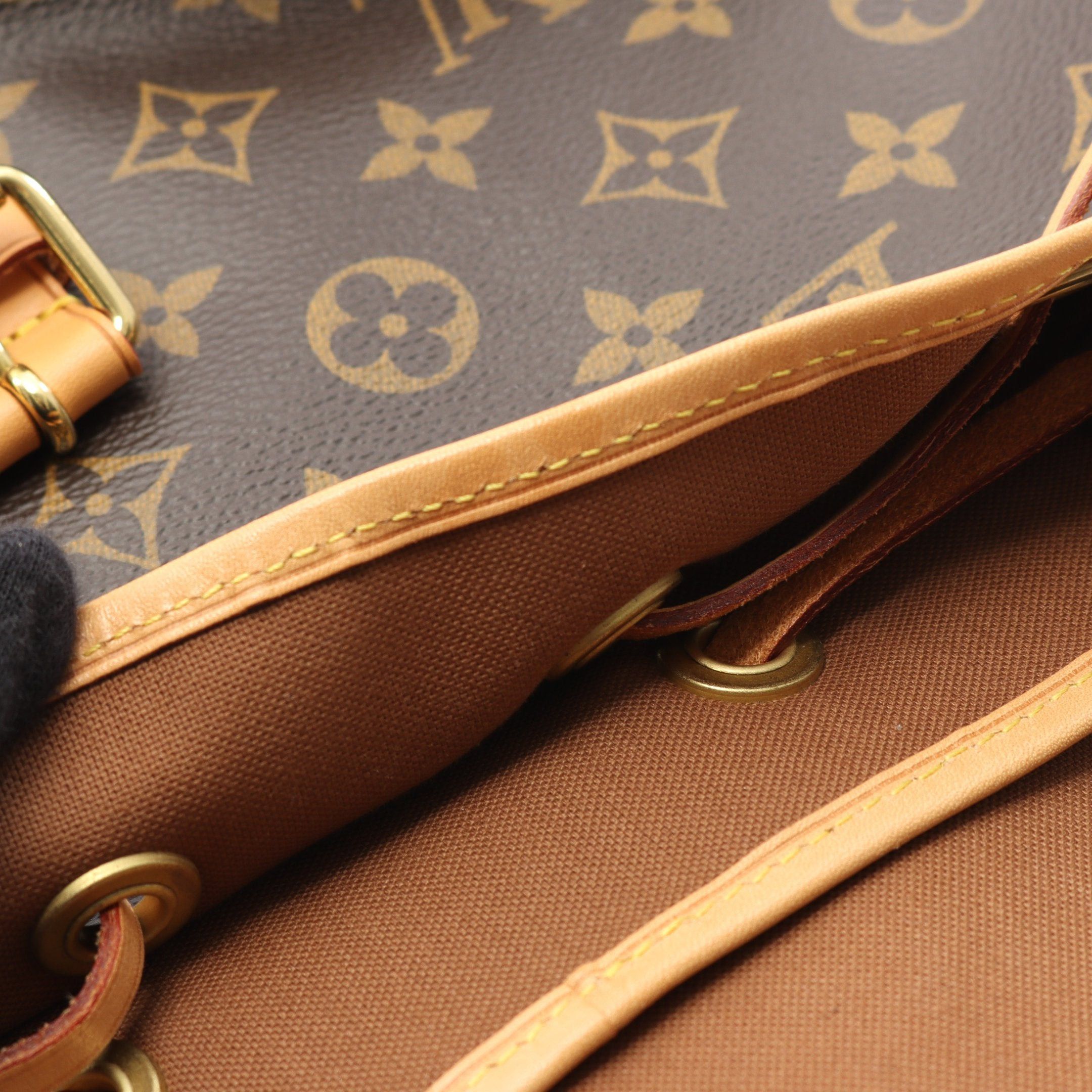 Louis Vuitton Louis Vuitton Sac Ad Bosforo Monogram Backpack Rucksack Leather Brown Size ONE SIZE - 8 Thumbnail