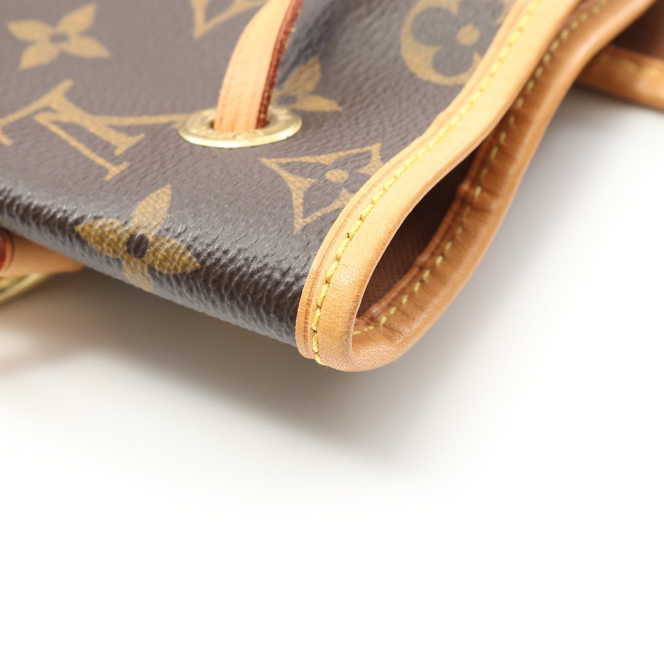 Louis Vuitton Louis Vuitton Sac Ad Bosforo Monogram Backpack Rucksack Leather Brown Size ONE SIZE - 7 Thumbnail