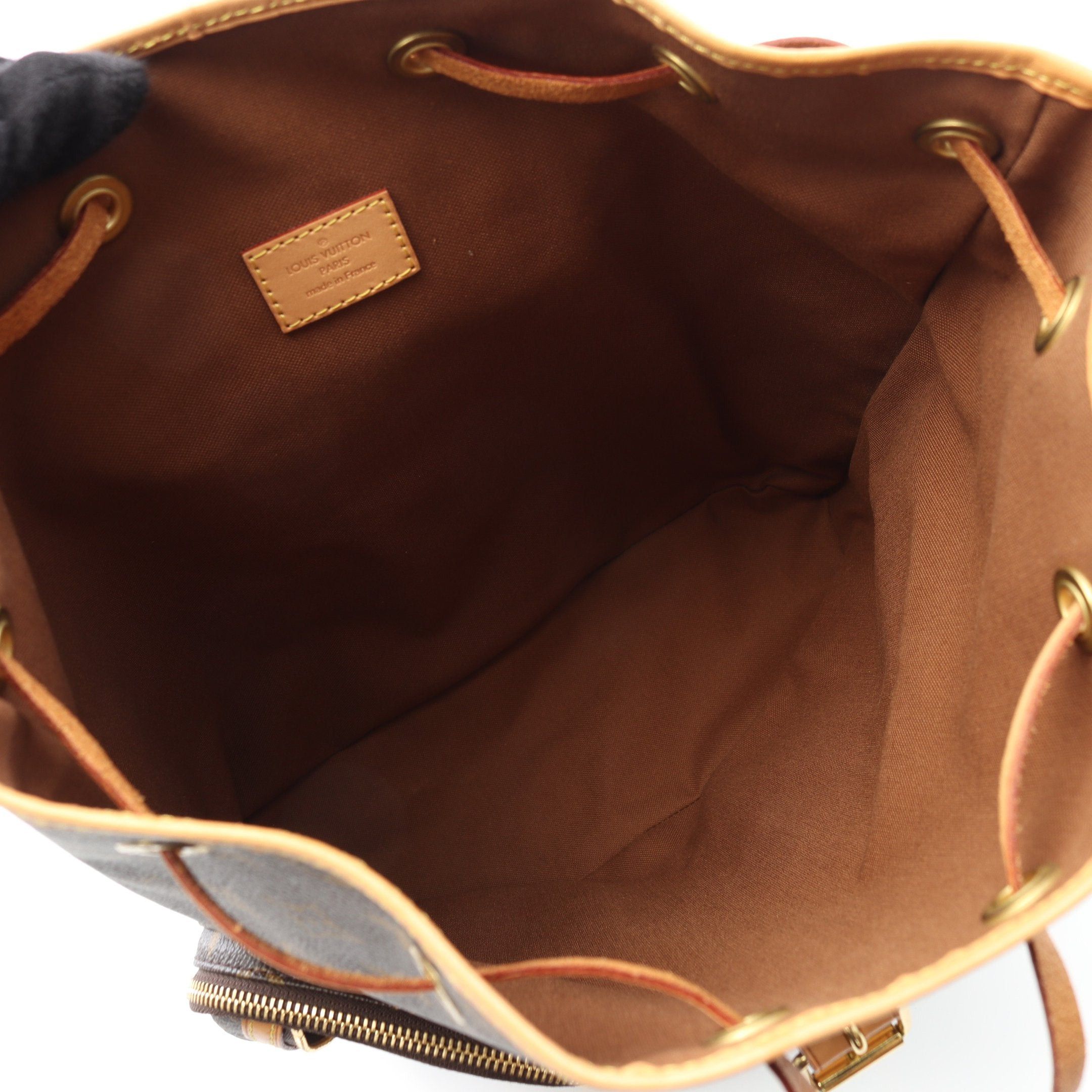 Louis Vuitton Louis Vuitton Sac Ad Bosforo Monogram Backpack Rucksack Leather Brown Size ONE SIZE - 3 Thumbnail