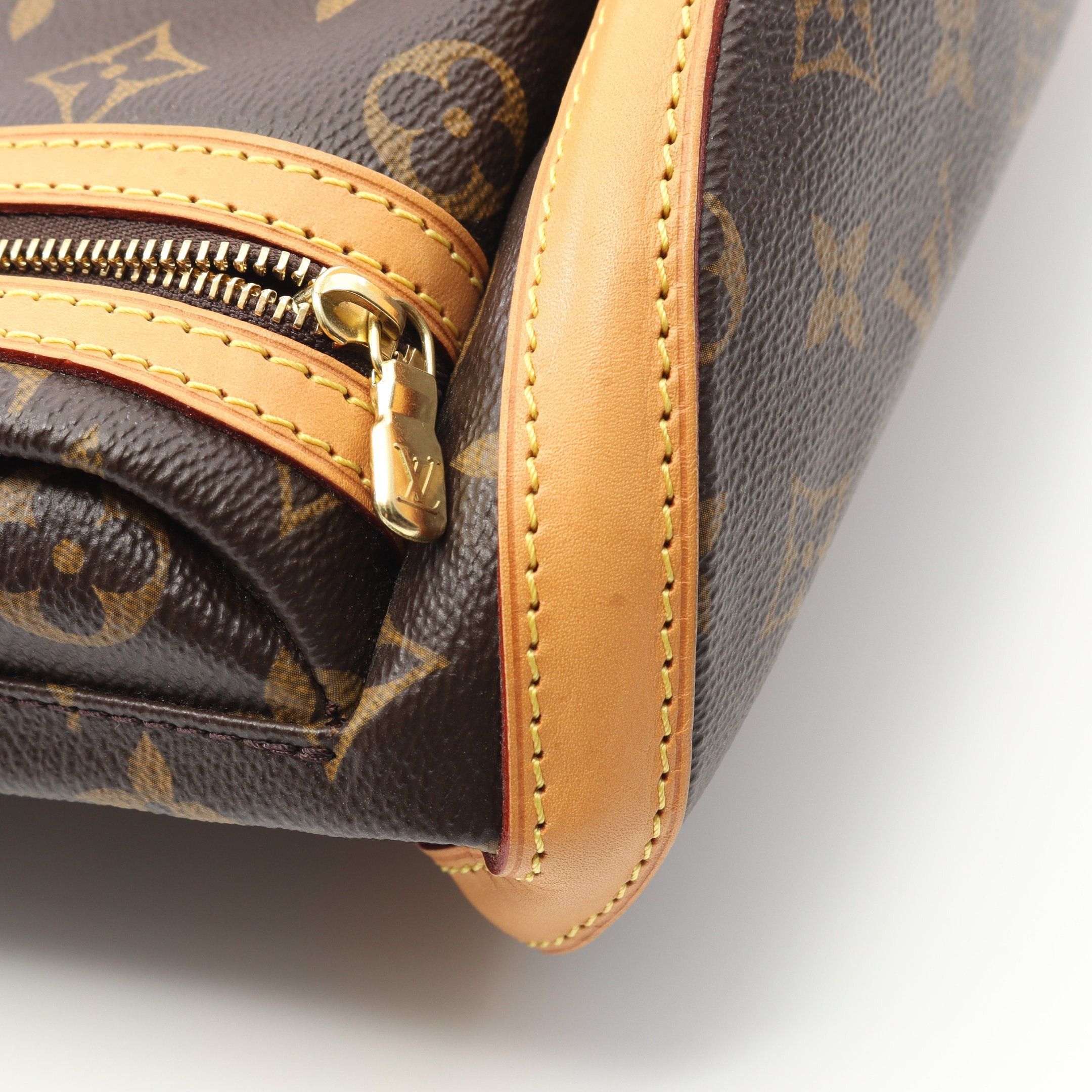 Louis Vuitton Louis Vuitton Sac Ad Bosforo Monogram Backpack Rucksack Leather Brown Size ONE SIZE - 6 Thumbnail