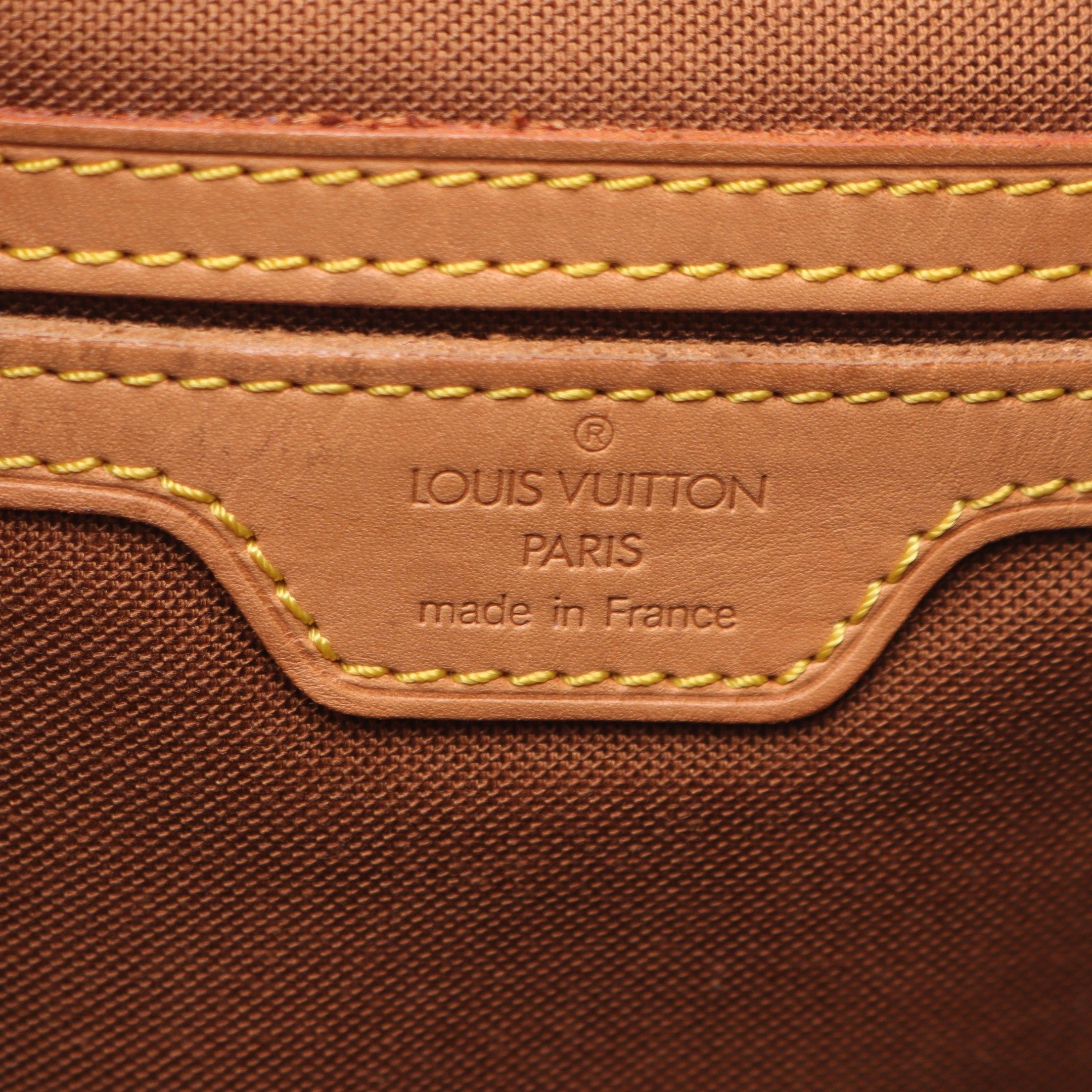 Louis Vuitton Louis Vuitton Montsouris Gm Monogram Backpack Rucksack Leather Brown Size ONE SIZE - 4 Thumbnail
