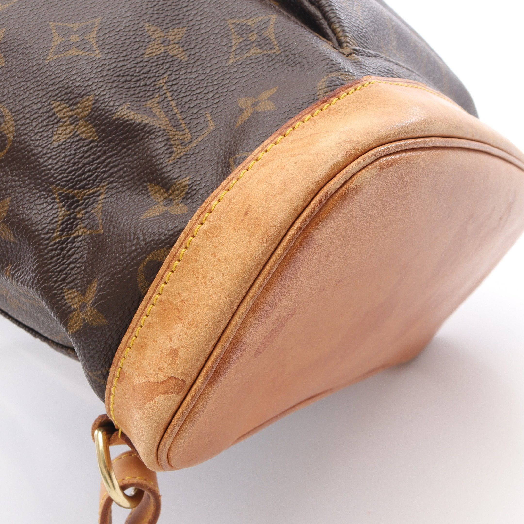 Louis Vuitton Louis Vuitton Montsouris Gm Monogram Backpack Rucksack Leather Brown Size ONE SIZE - 8 Thumbnail