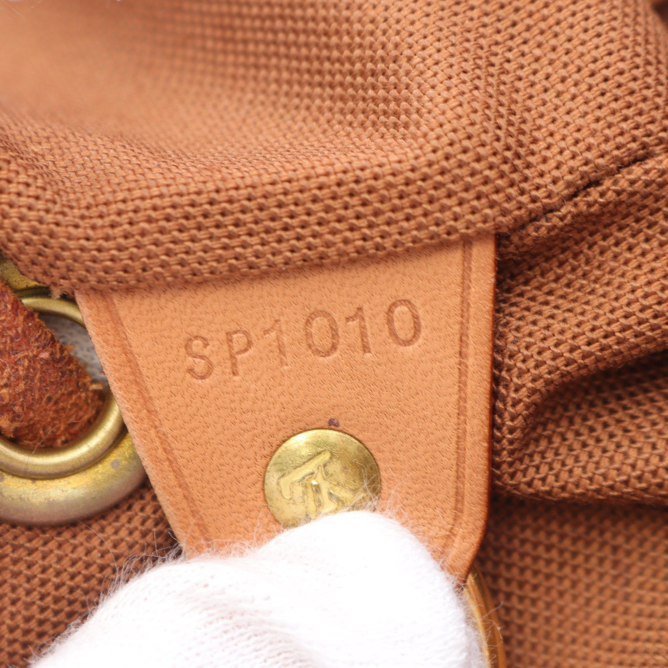 Louis Vuitton Louis Vuitton Montsouris Gm Monogram Backpack Rucksack Leather Brown Size ONE SIZE - 5 Thumbnail