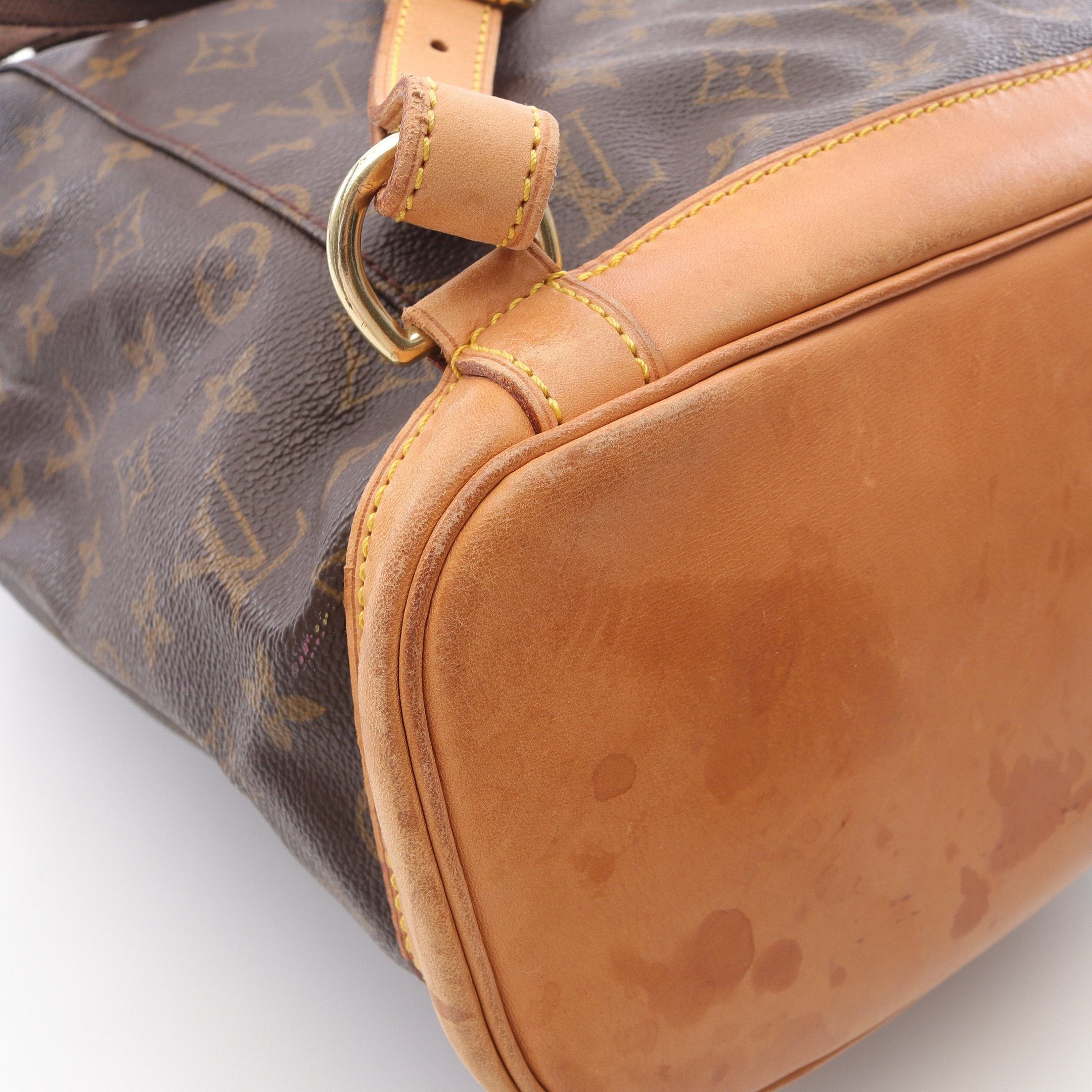 Louis Vuitton Louis Vuitton Montsouris Gm Monogram Backpack Rucksack Leather Brown Size ONE SIZE - 9 Thumbnail