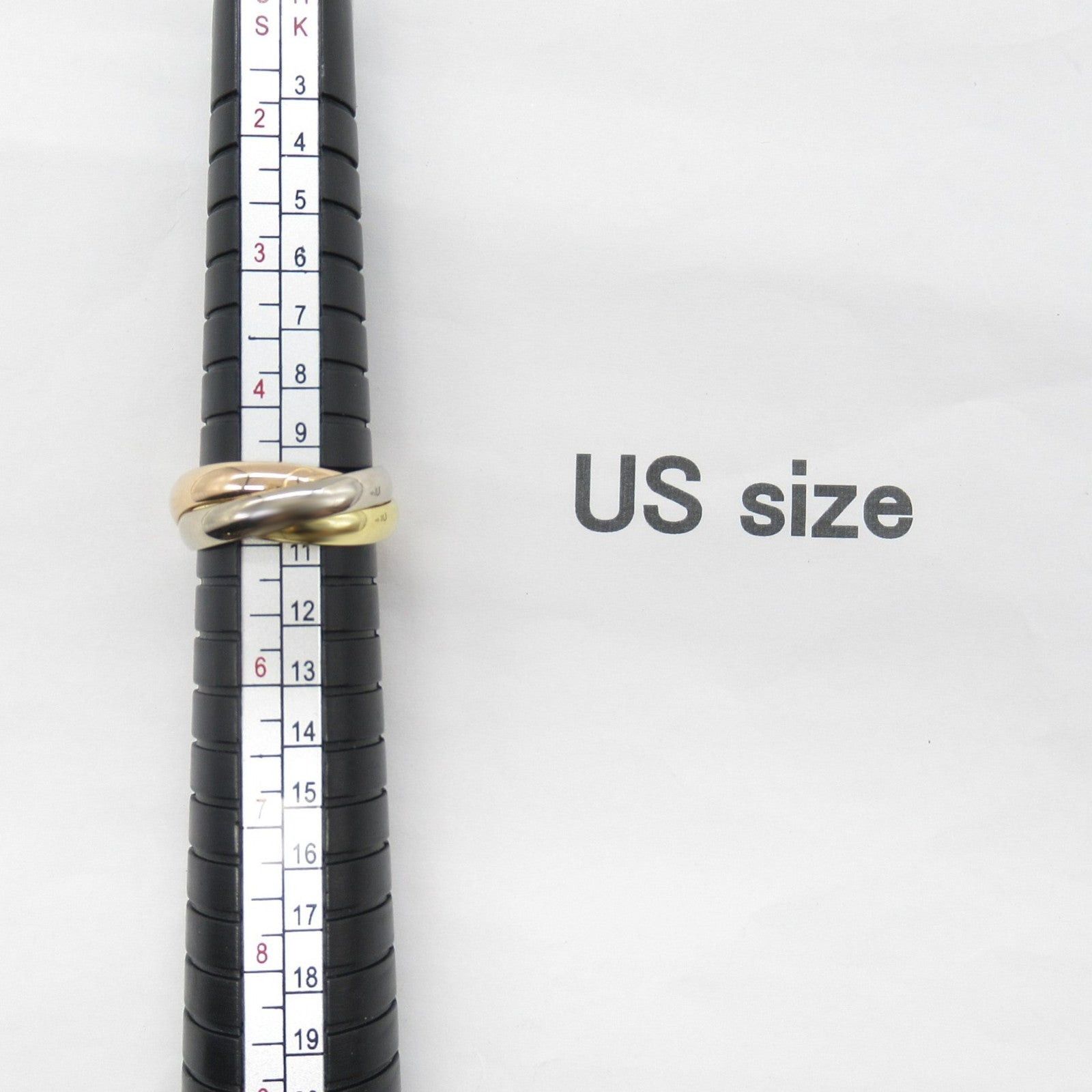 Cartier Cartier Trinity Ring K18 (Yellow Gold) K18Wg (White (Pink Gold Size ONE SIZE - 5 Thumbnail
