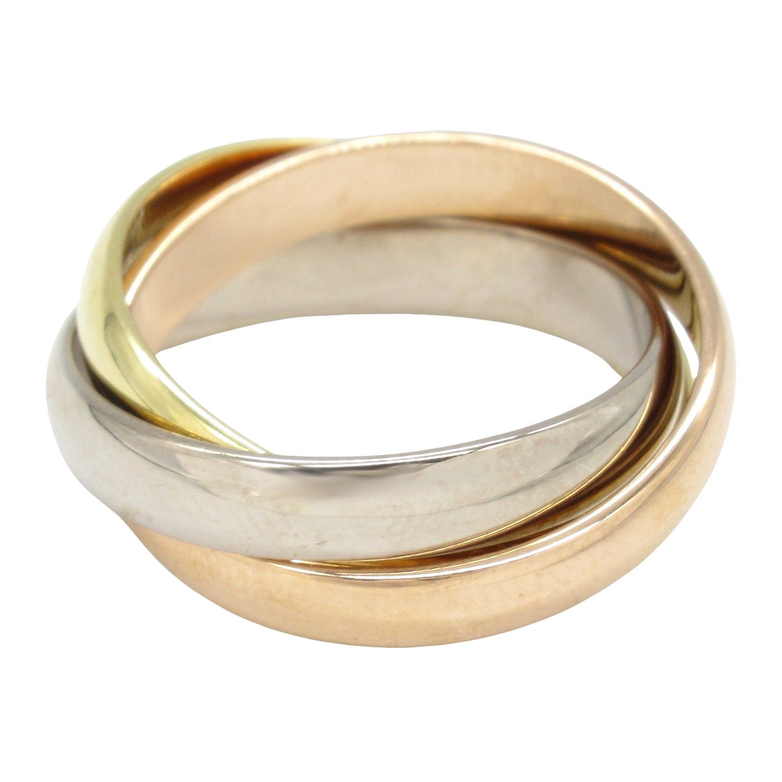 Cartier Cartier Trinity Ring K18 (Yellow Gold) K18Wg (White (Pink Gold Size ONE SIZE - 2 Thumbnail
