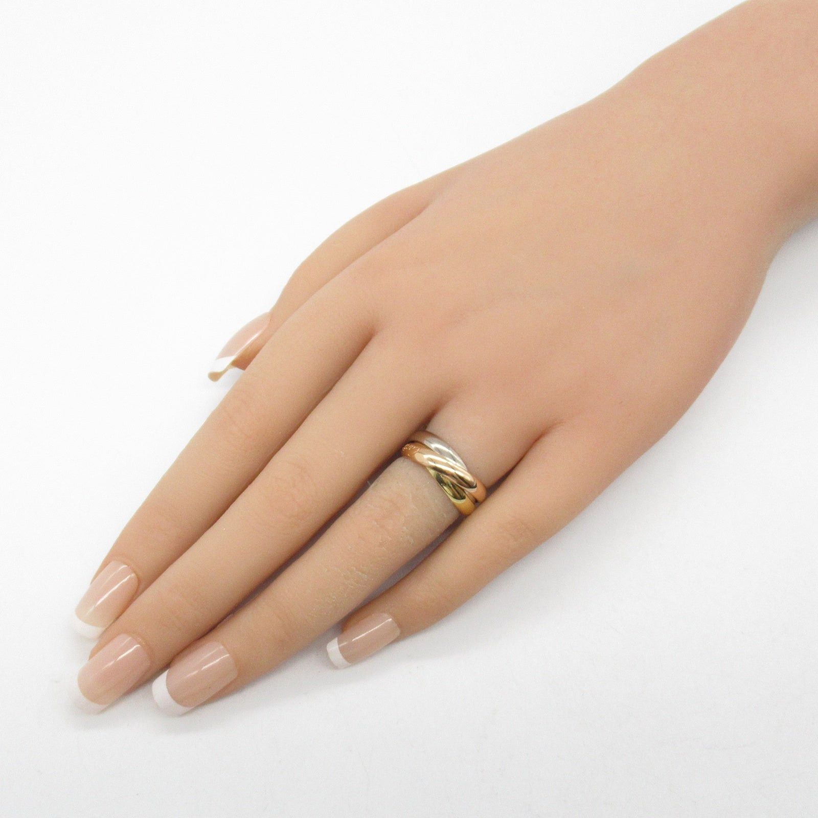 Cartier Cartier Trinity Ring K18 (Yellow Gold) K18Wg (White (Pink Gold Size ONE SIZE - 6 Thumbnail
