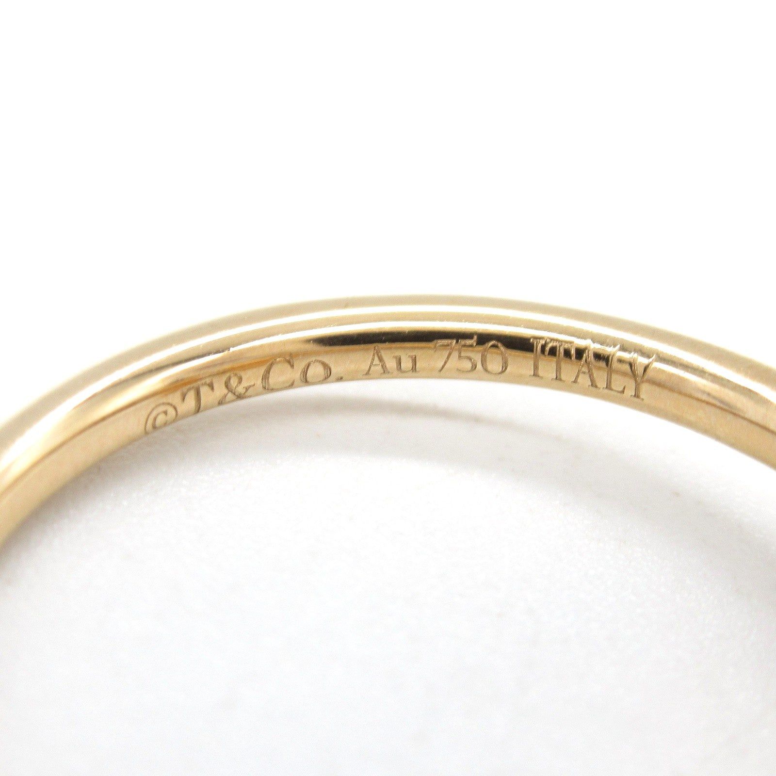 Tiffany & Co. Tiffany Co T-Wire Ring K18Pg (Pink Gold) Diamond Gold Size ONE SIZE - 4 Thumbnail