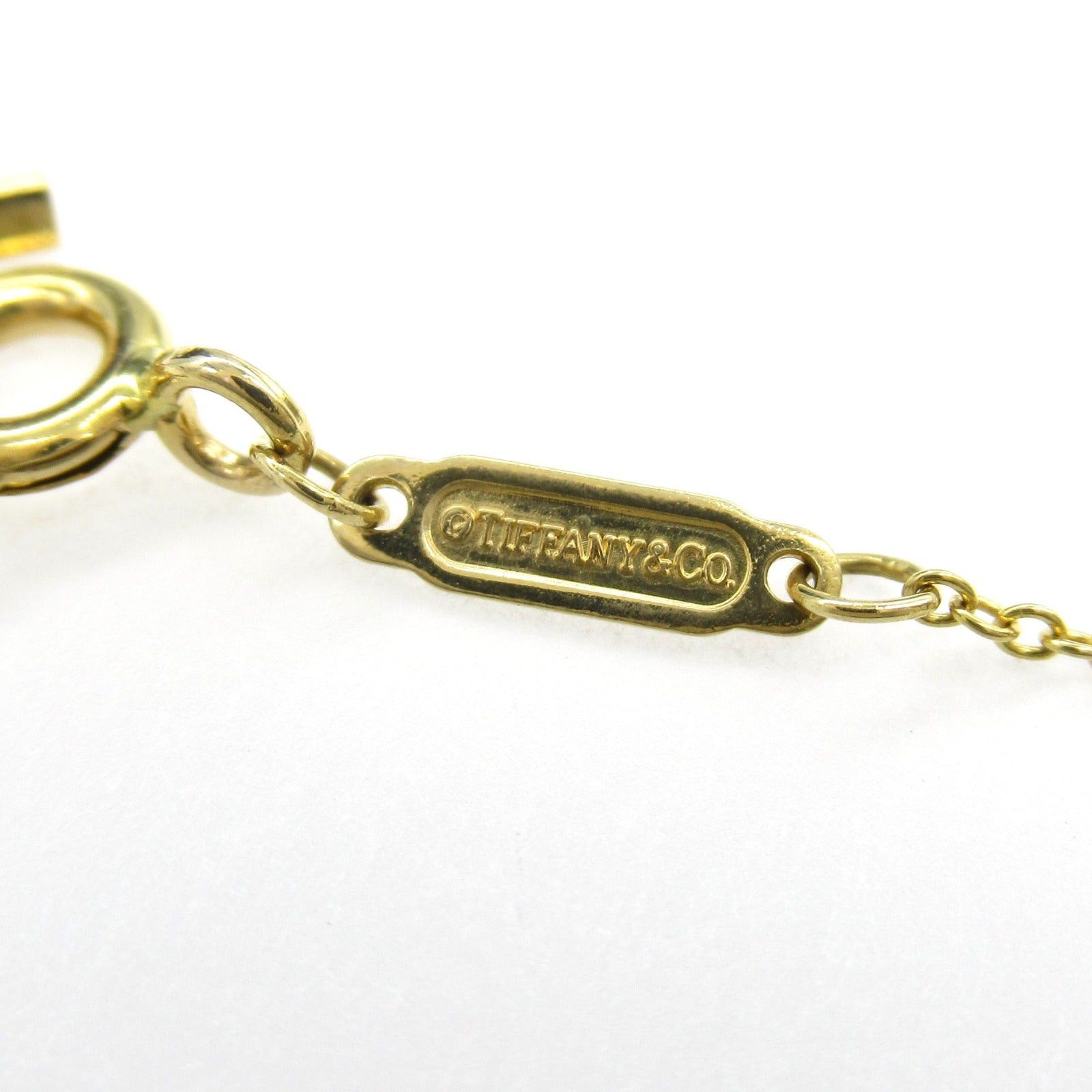 Tiffany & Co. Tiffany Co T-Smile Mini Necklace K18 (Yellow Gold) Diamond Gold Size ONE SIZE - 4 Thumbnail