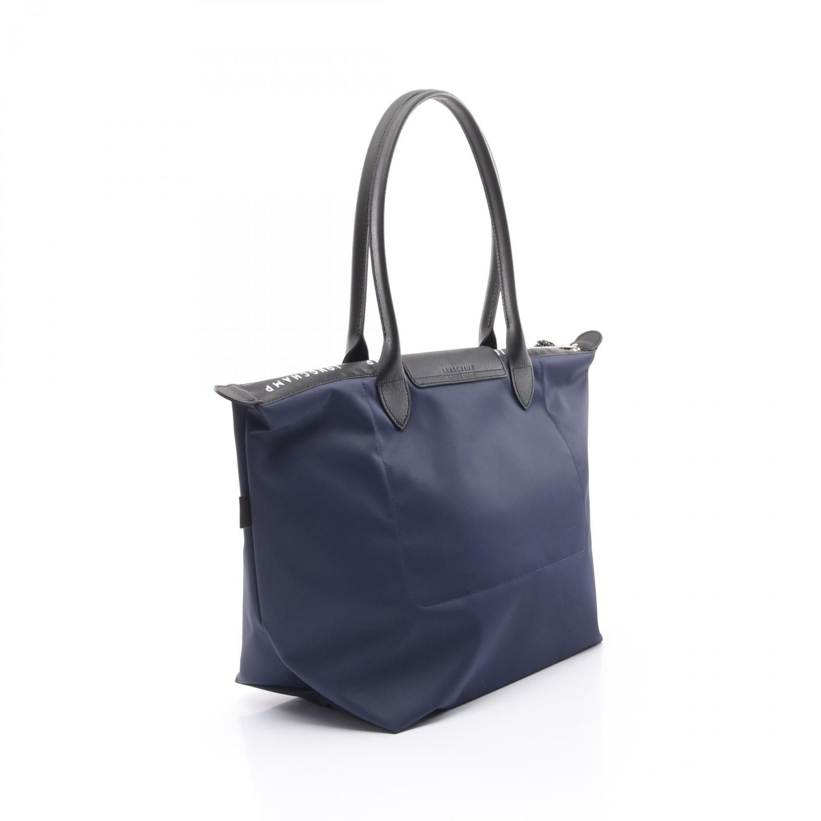 Longchamp Longchamp Le Preage Energy L Handbag Tote Bag Others Nylon Canvas Navy Black Size ONE SIZE - 2 Thumbnail